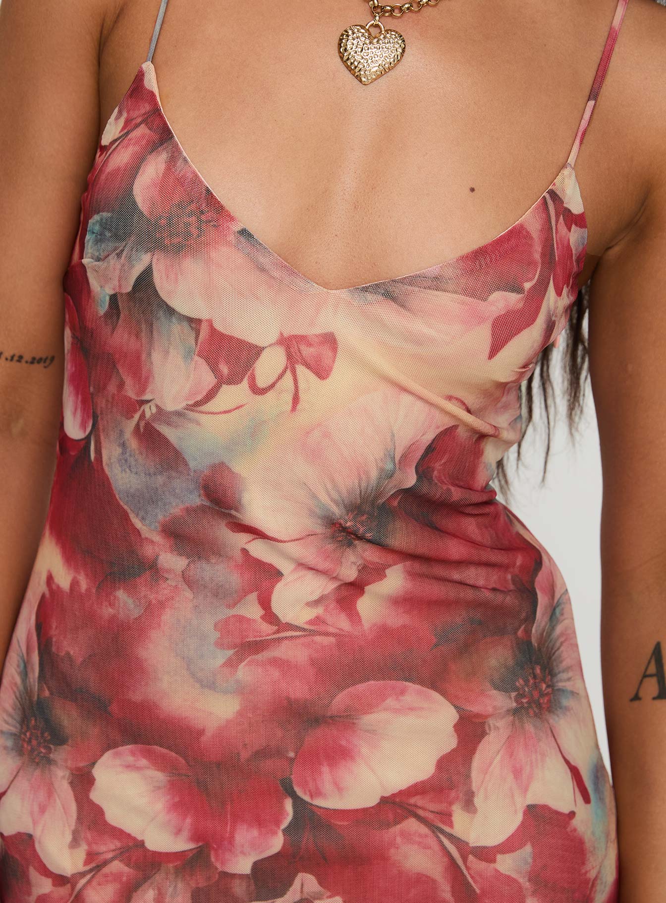 Fortunata Maxi Dress Floral / Multi、mySite、solidvoid