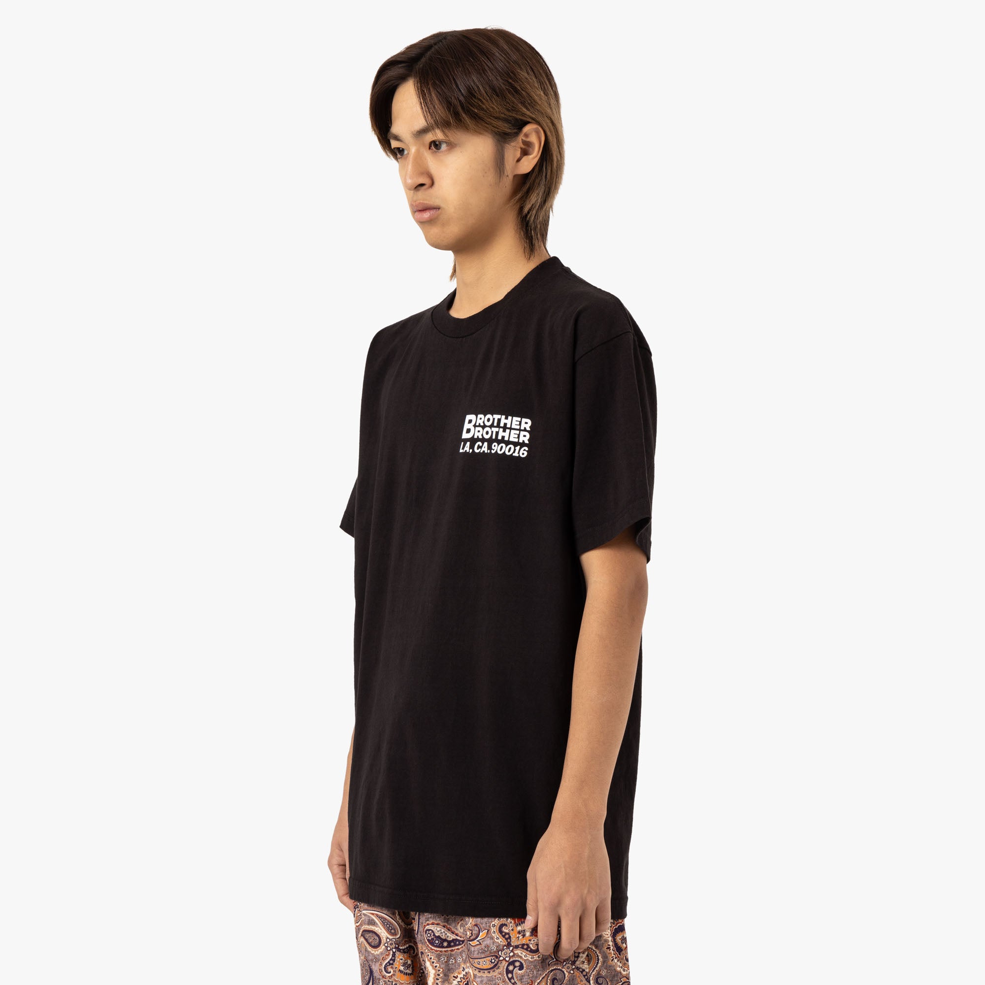  Brother Brother Shop Tee Black / White、mySite、merchandisen