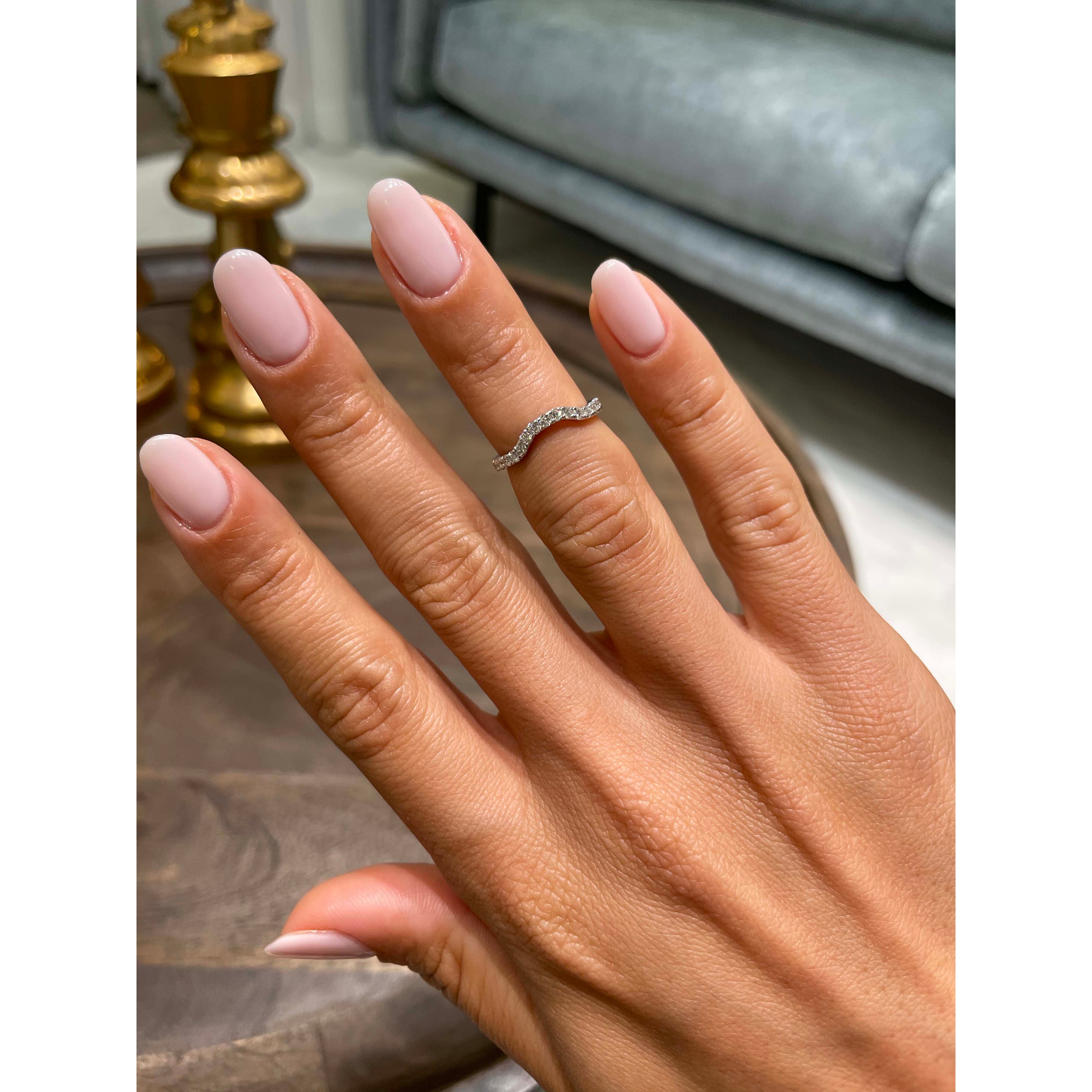 Nina Lab Grown Diamond Wedding Ring (0.2 Carat) -18K White Gold、mySite、hinf8tx79