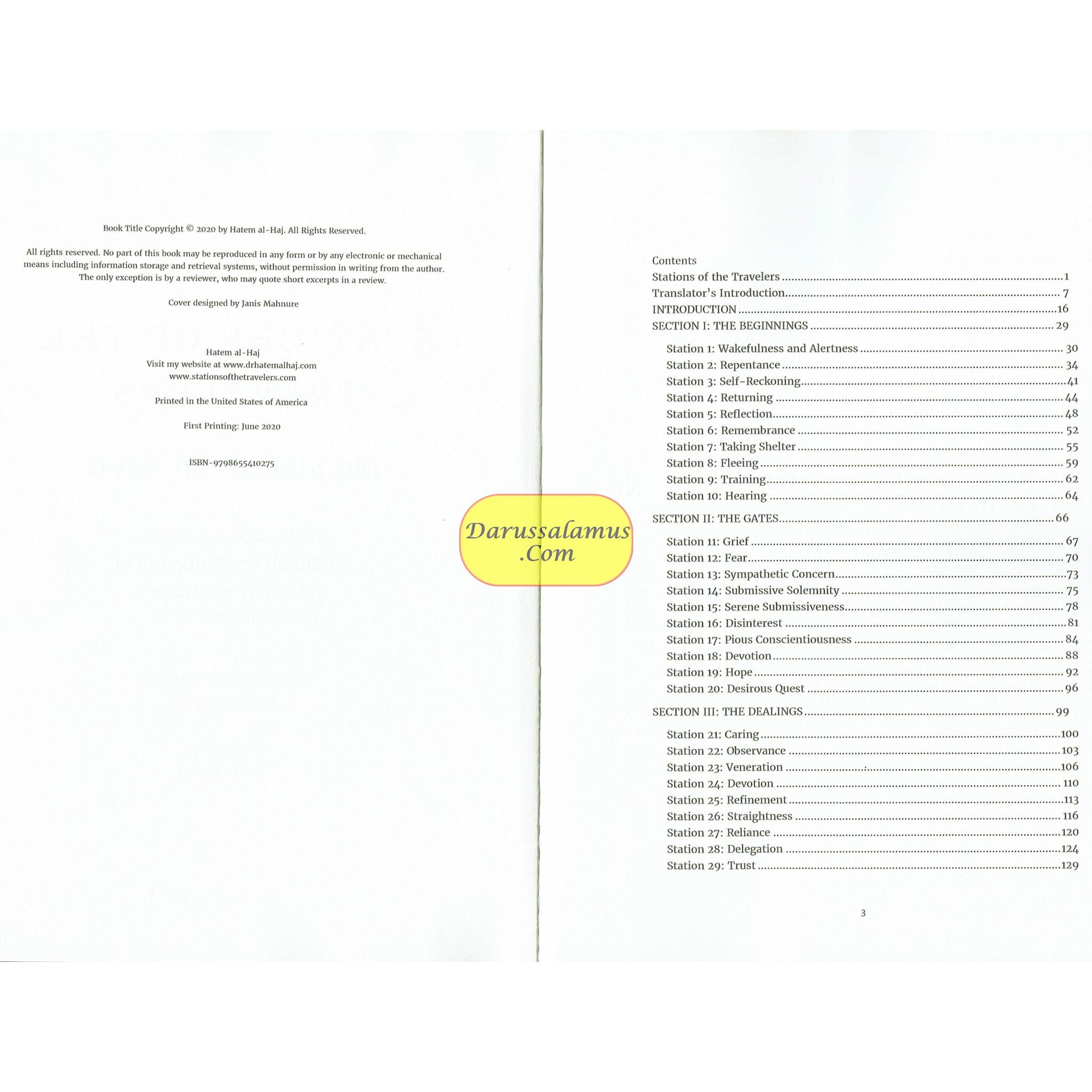 Stations of the Travelers: Manazil as-Sa’ireen By Hatem al-Haj、mySite、topwebapps