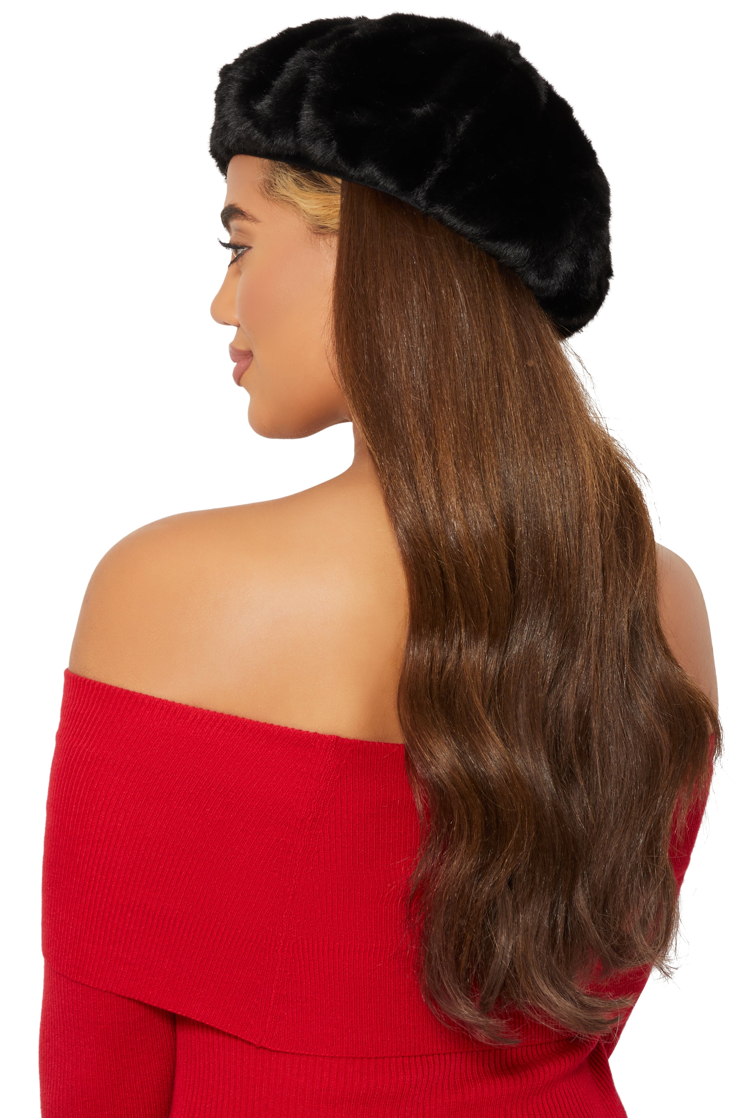 Faux Fur French Beret、mySite、camillekostekn