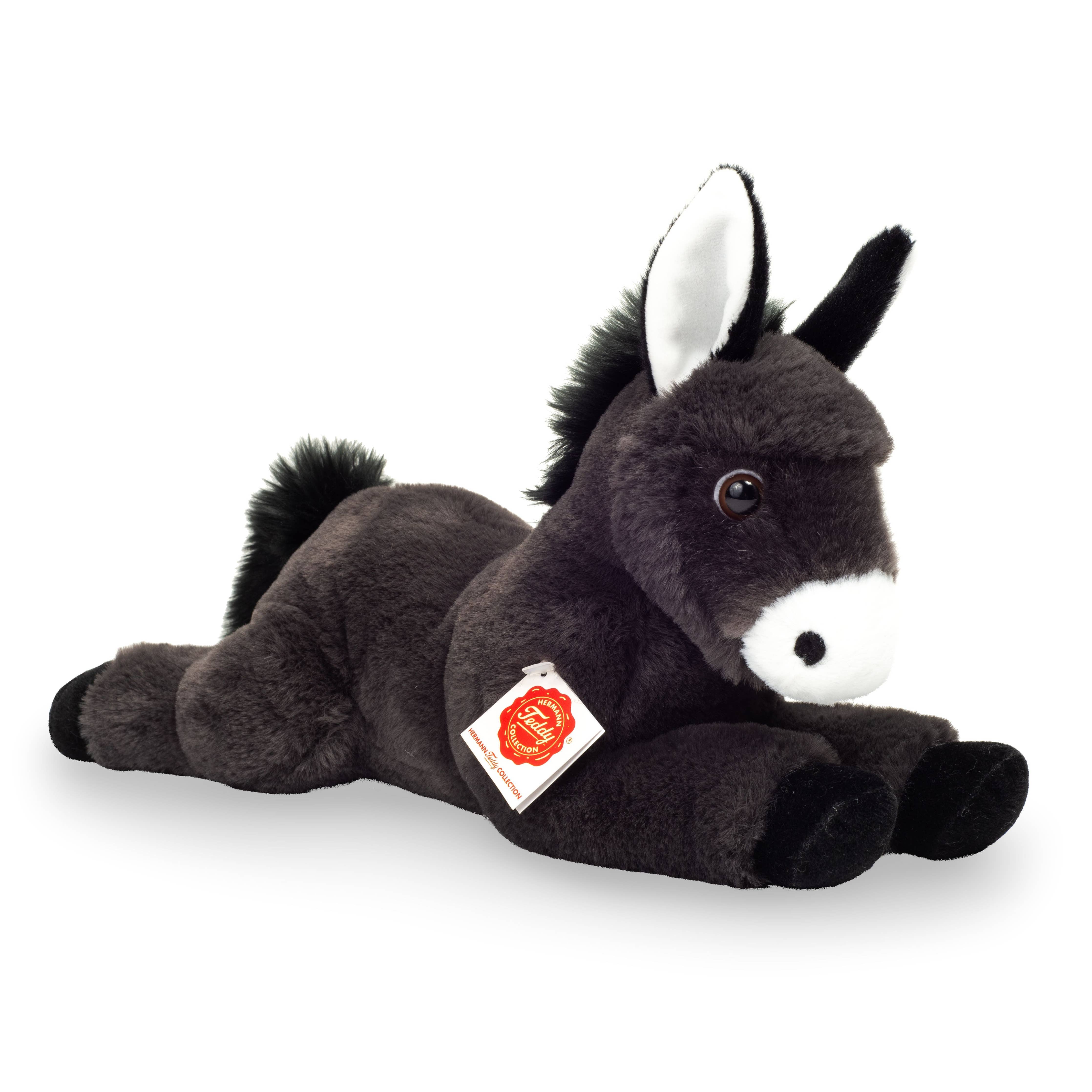 Plush Floppy Donkey Lying 34 cm Super Soft Toy by Teddy Hermann、mySite、g9winljtr