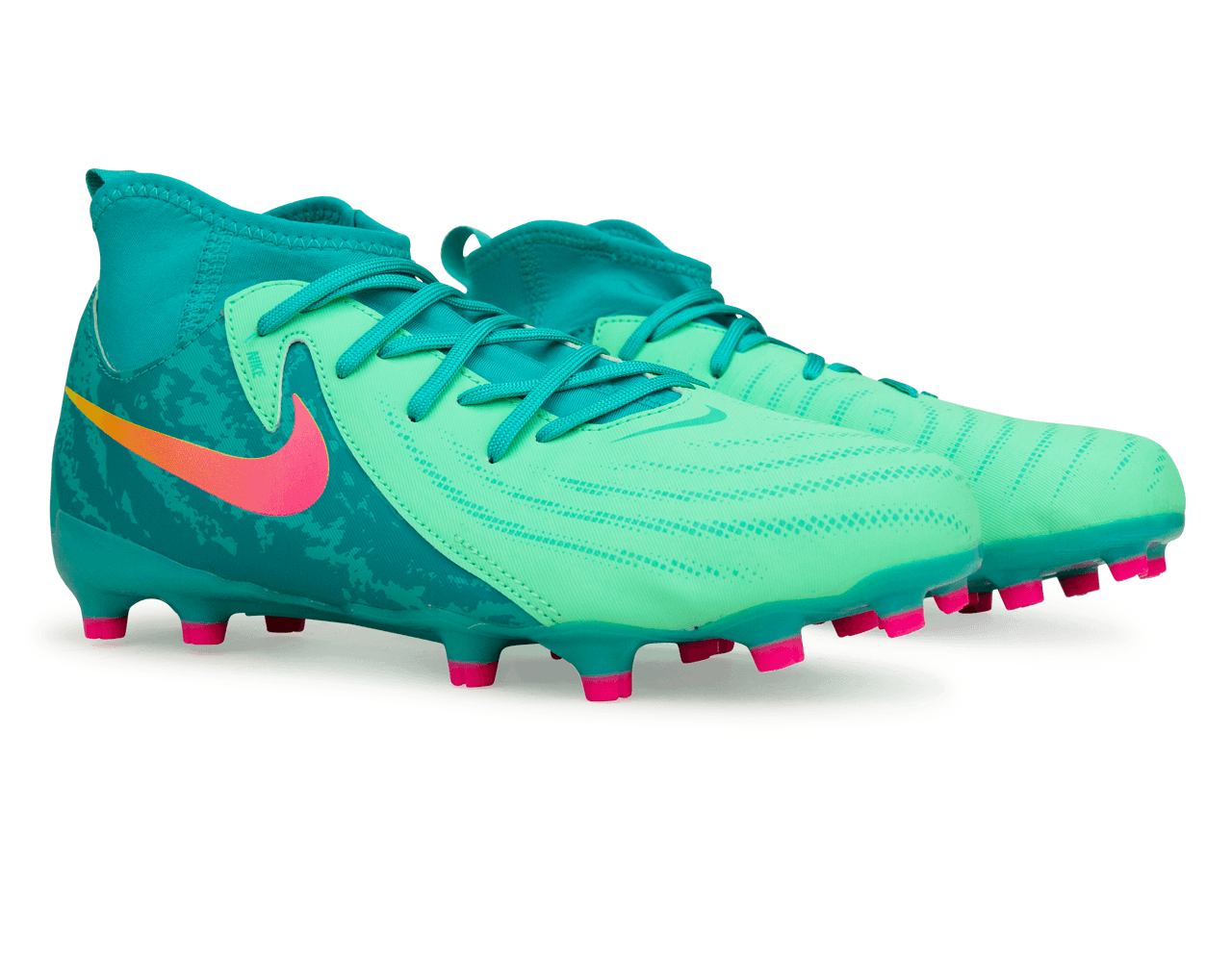 Nike Kids Phantom Luna II Academy LV8 FG/MG Green Glow/Black、mySite、bottomscart