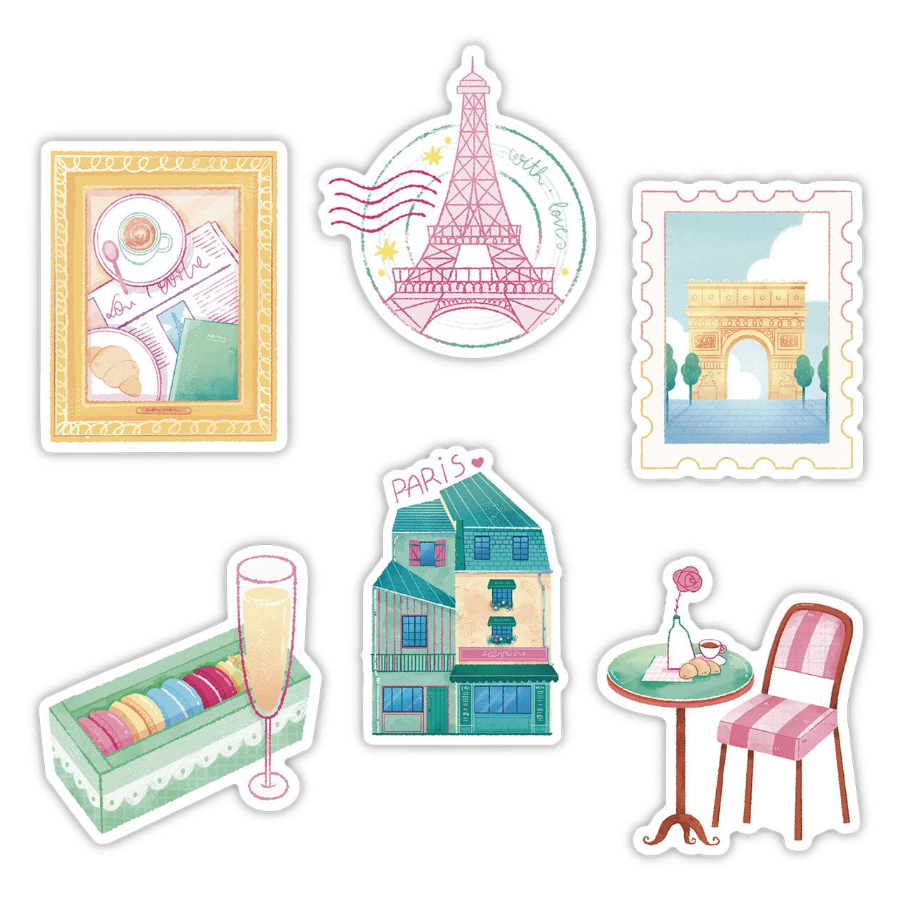  I Love Paris, France 6 Pack、mySite、ghnorth
