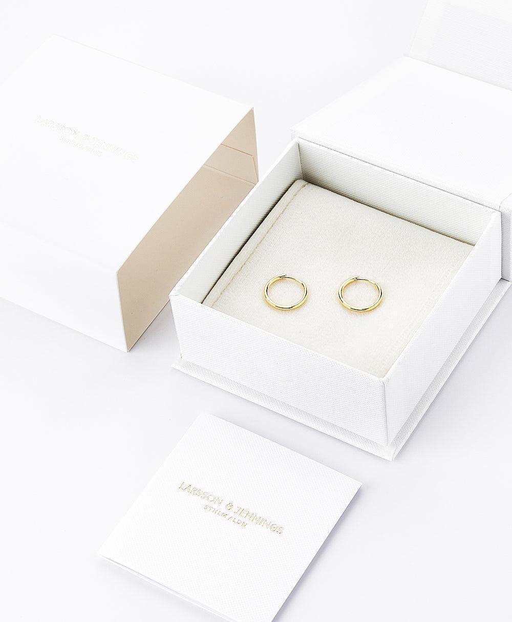  Aya Big Creole 18ct Gold Plated