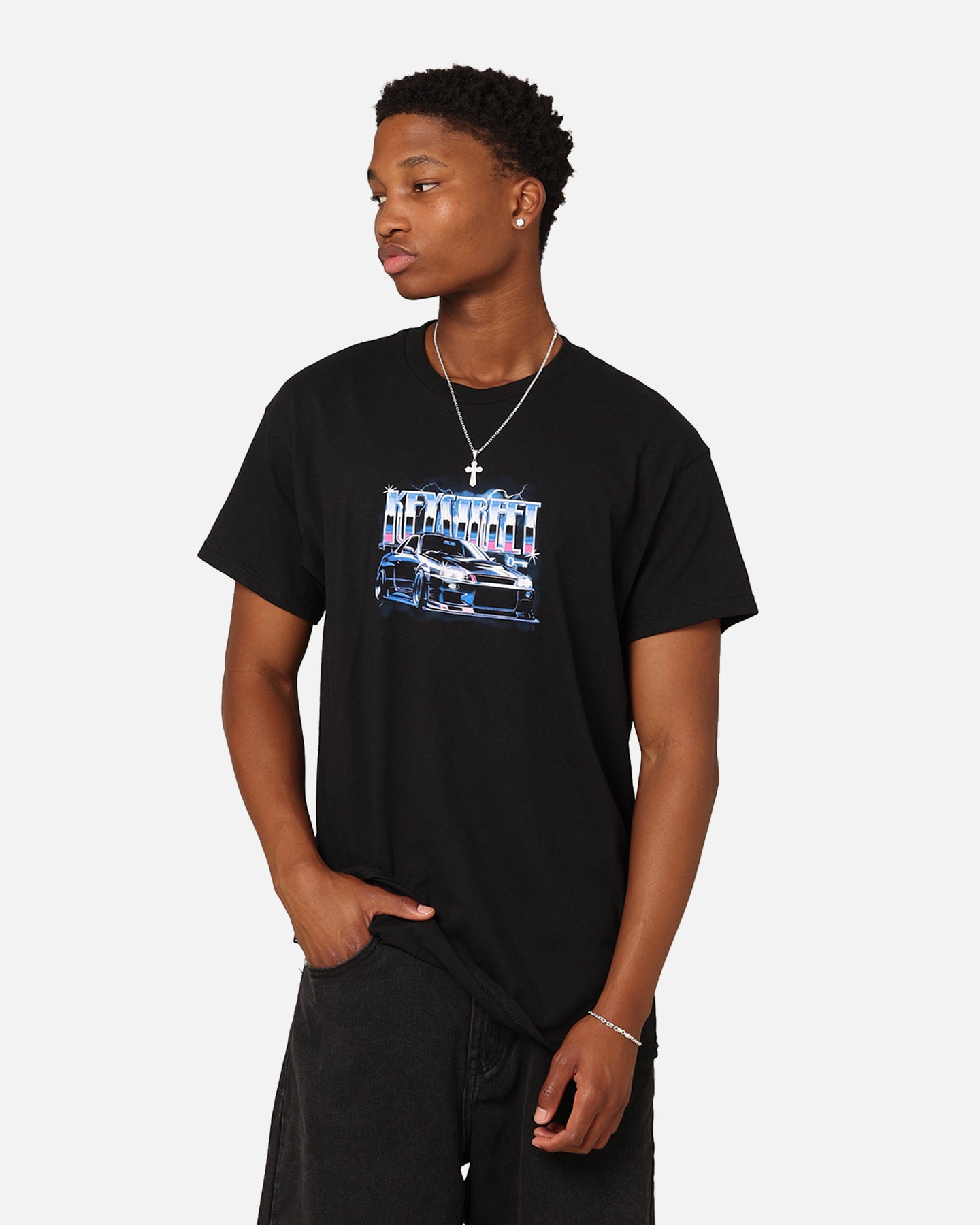 Key Street Air Brushed T-Shirt Black、mySite、zt4zffjzw