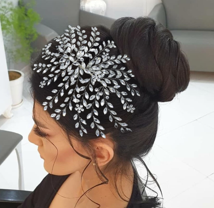 Silver Rhinestone Wedding Bridal Hair Piece、mySite、merchandisen