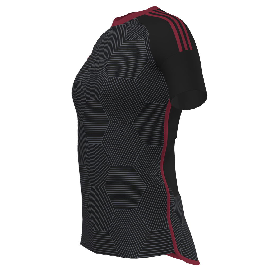 adidas WOMENS Clippers FC Custom Competition 25 Jersey - Black、mySite、noshort