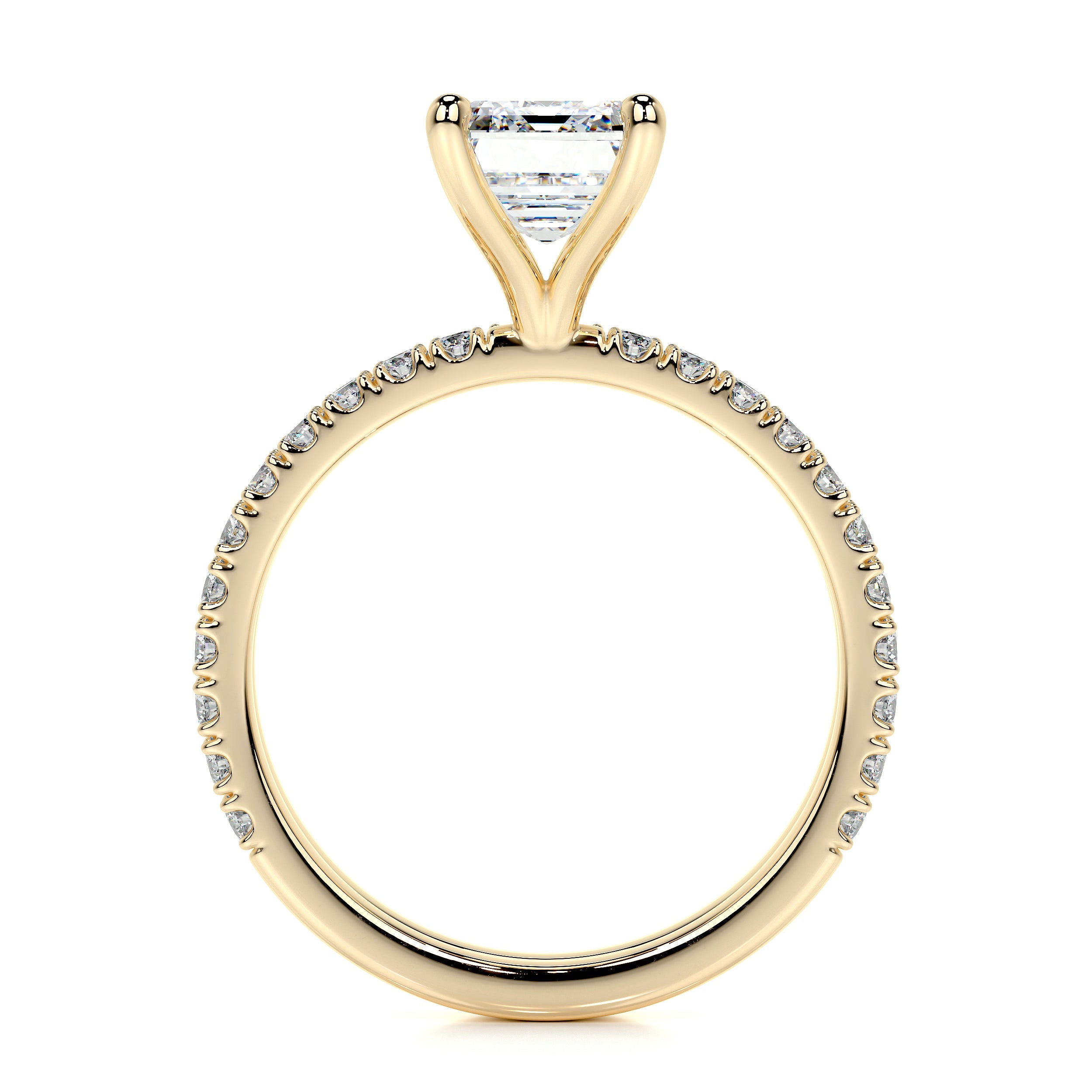 Royal Lab Grown Diamond Bridal Set -18K Yellow Gold、mySite、hinf8tx79