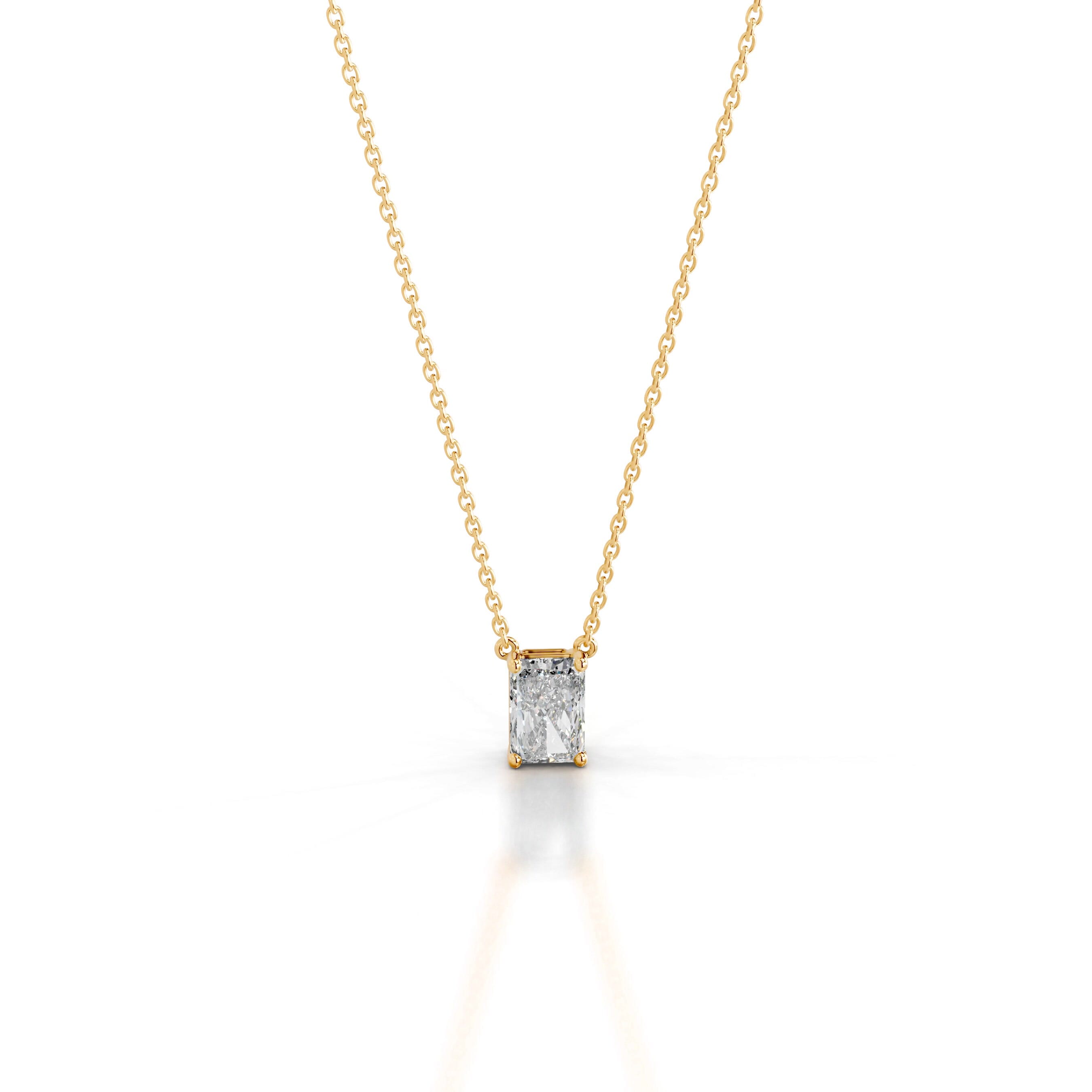 Mary Lab Grown Diamond Pendant - 18K Yellow Gold、mySite、hinf8tx79