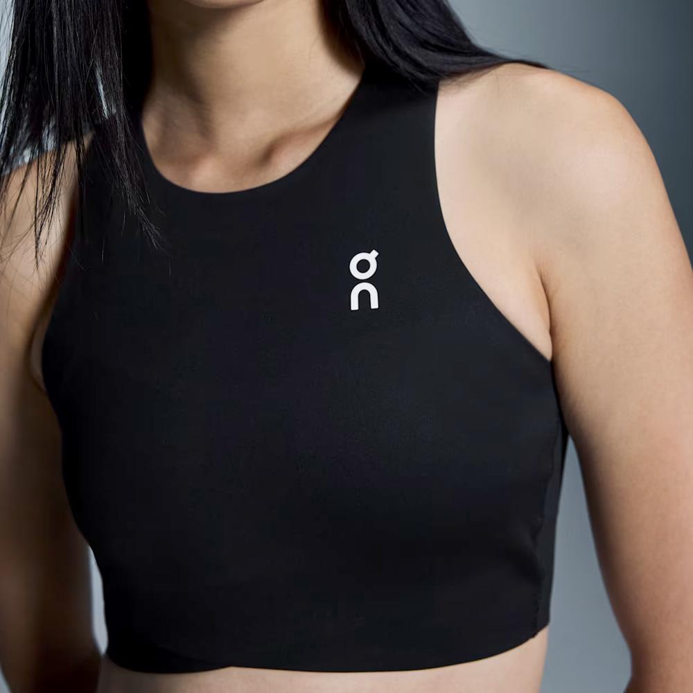 On Women's Court Crop Top - Black