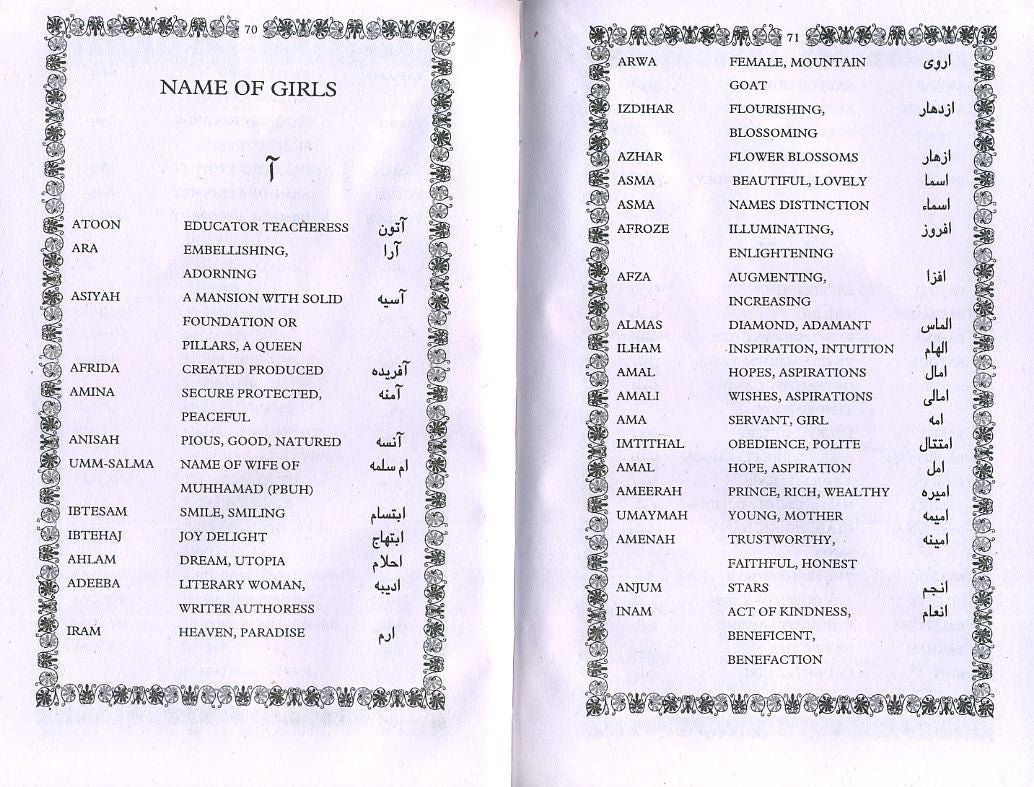 The Book of Muslim Names By Abdul Wahid Hamid、mySite、topwebapps