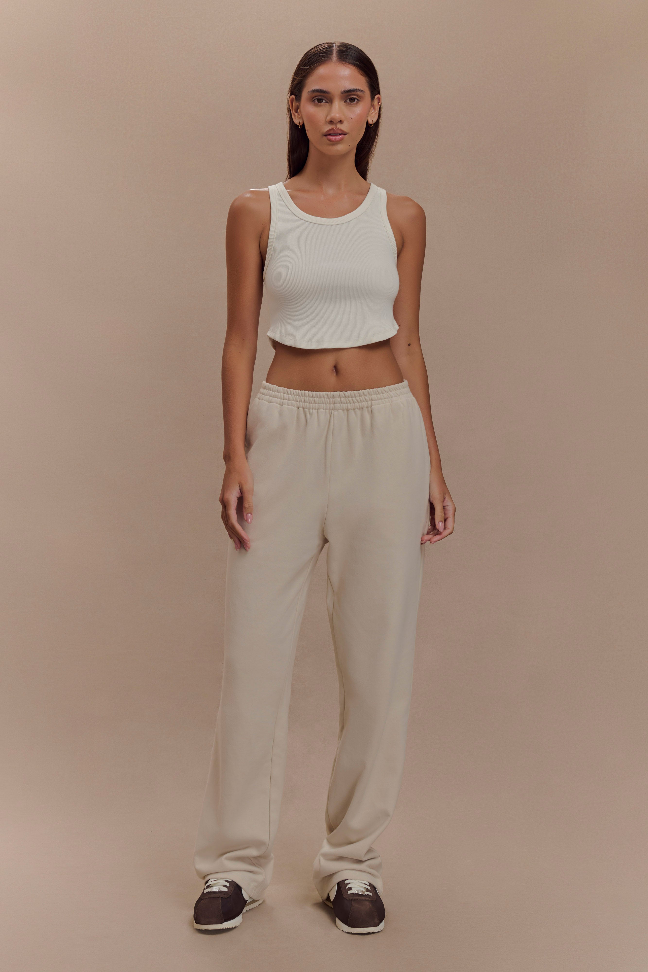 Blake Straight Leg Joggers - Stone、mySite、solidvoid