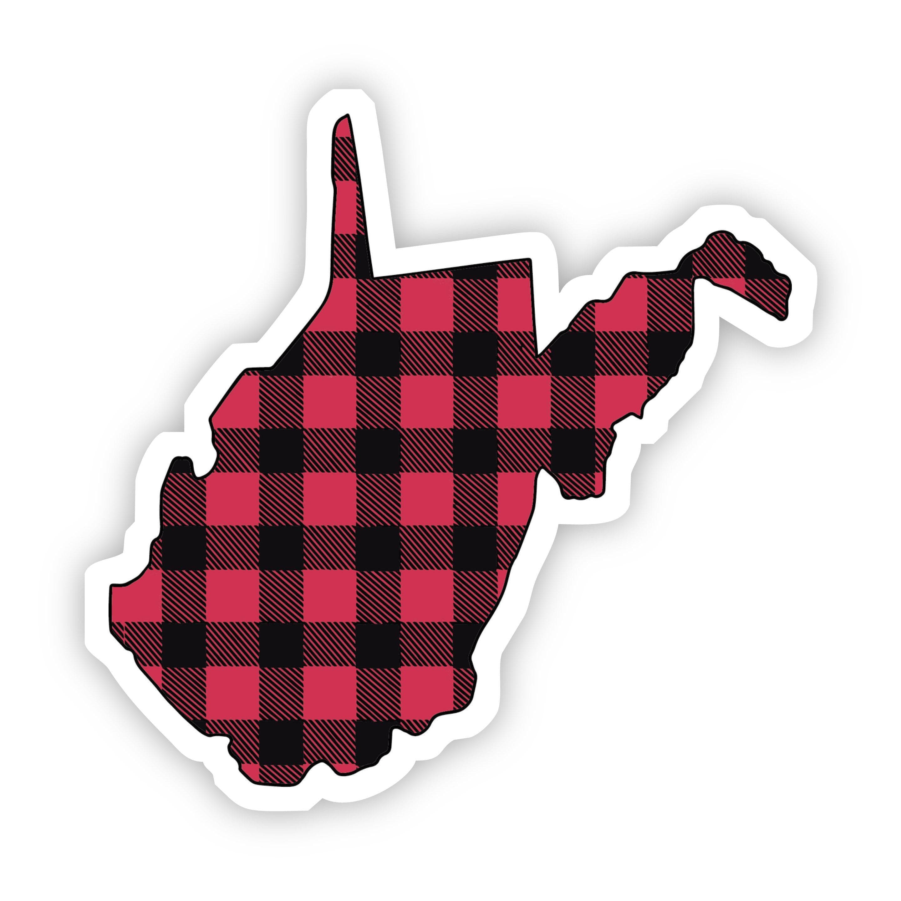  West Virginia Flannel Sticker、mySite、elrpsem3k