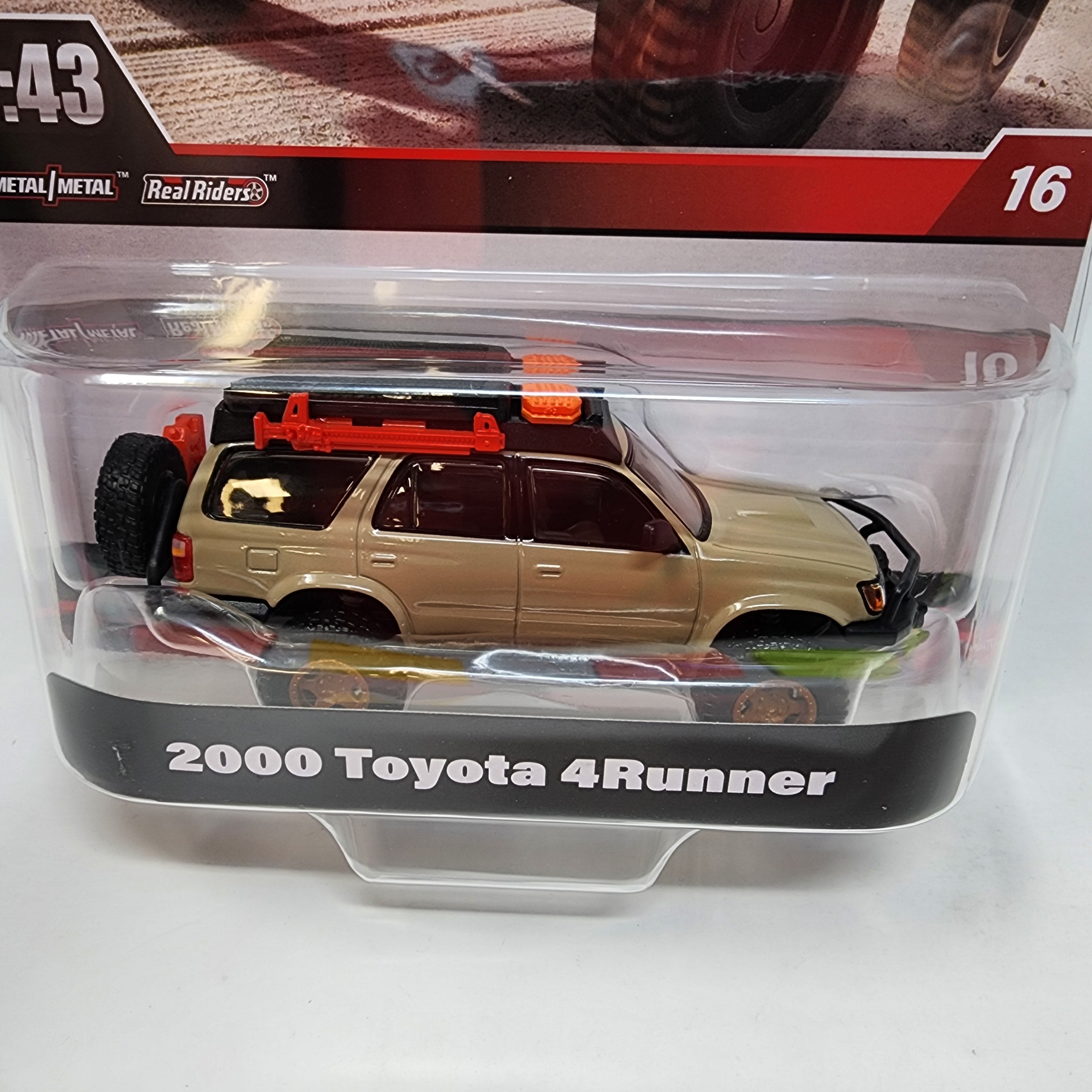 2000 Toyota 4Runner * 2024 Hot Wheels 1:43 Scale Series Case F、mySite、hgirdovlk
