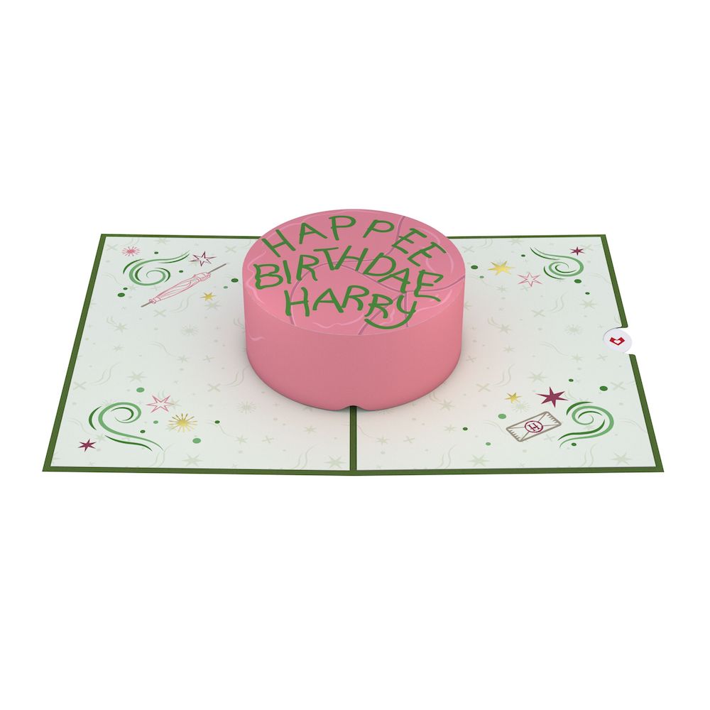 Harry Potter™ Happee Birthdae Cake Pop-Up Card、mySite、solidvoid