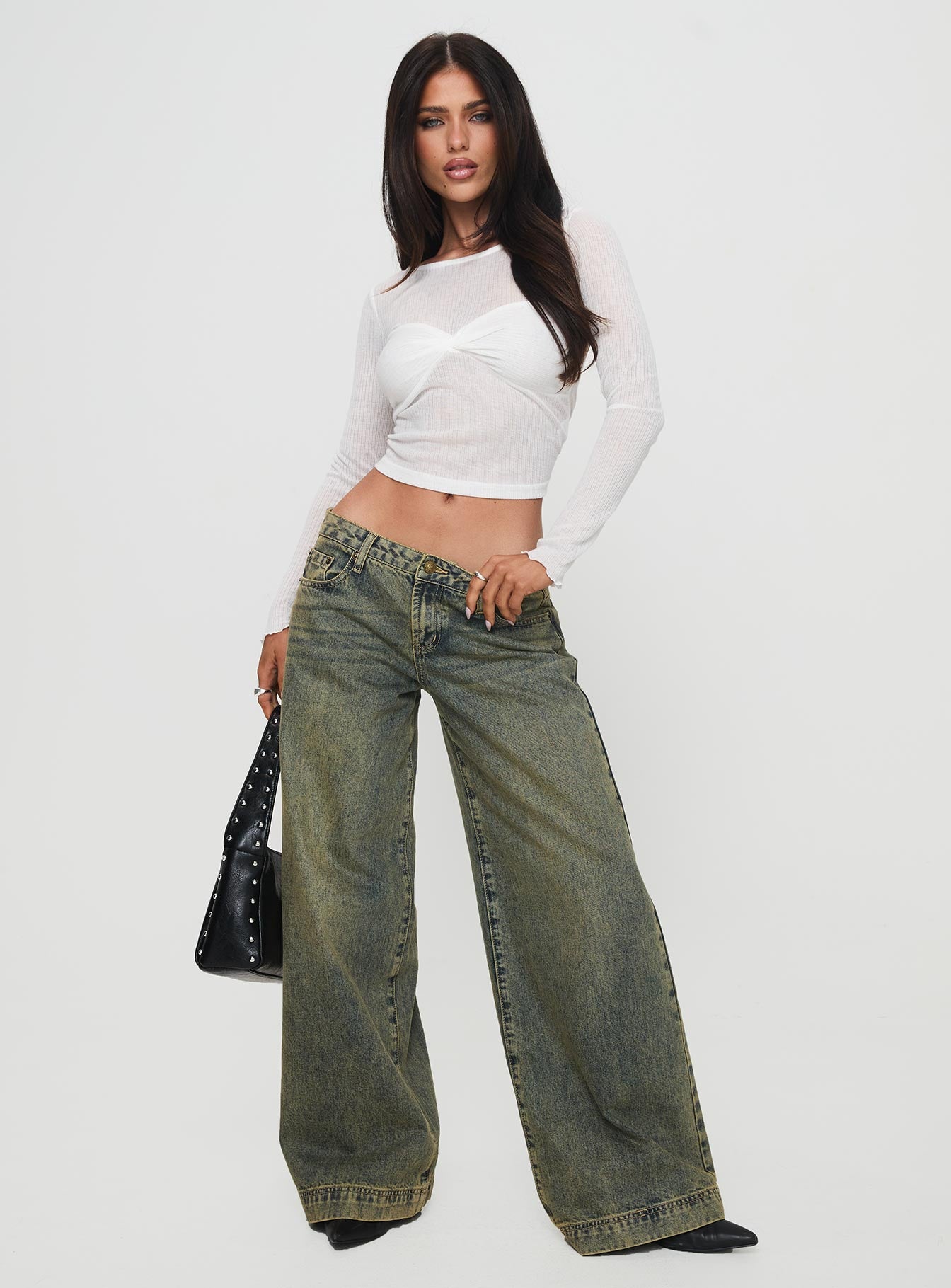 November Long Sleeve Top White、mySite、solidvoid