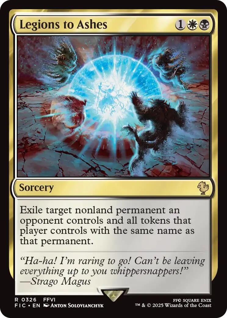 Legions to Ashes (Surge Foil) FINAL FANTASY Commander、mySite、waistdrama