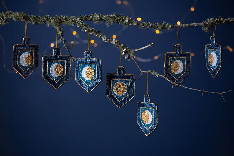 Moon Dreidel Hand-Beaded Garland、mySite、topwebapps