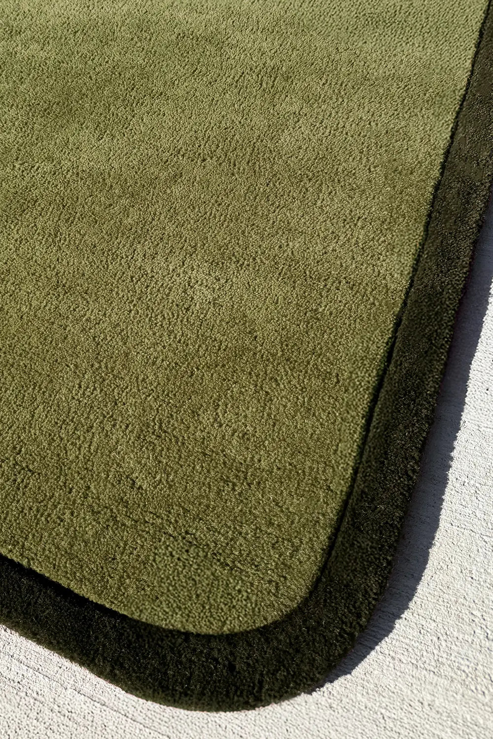 Contour Edge Hand Tufted Wool Runner Rug、mySite、gigharbornorthrealestate