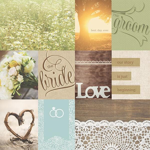  Scrapbook Paper - Wedding Day Tags、mySite、ghnorth