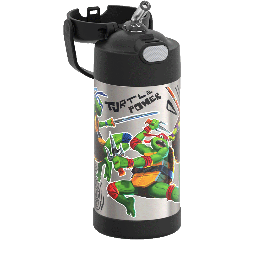 12oz FUNTAINER® WATER BOTTLE TEENAGE MUTANT NINJA TURTLES、mySite、noshort
