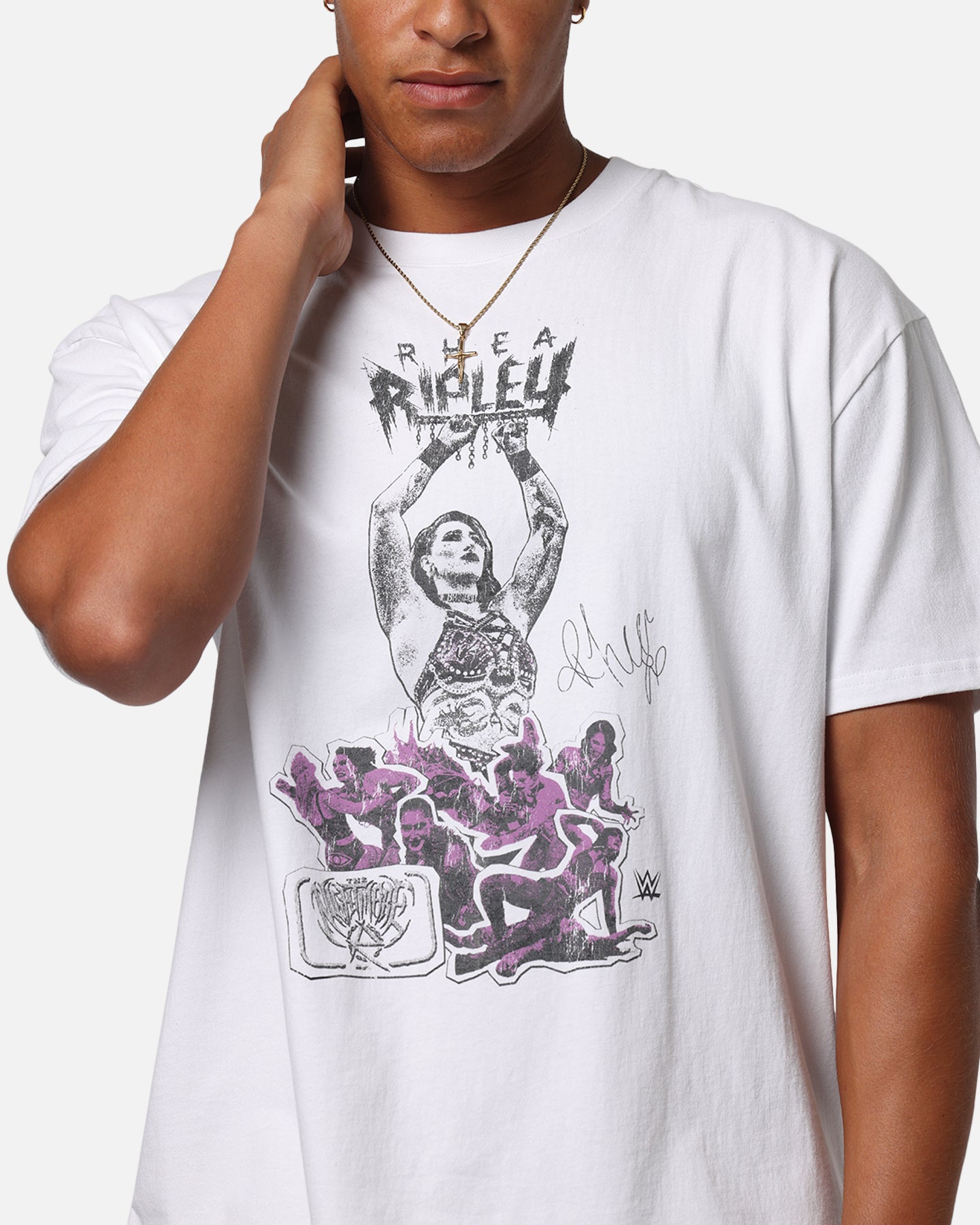 Culture Kings X WWE Rhea Ripley Wrestlemania XLI Heavy T-Shirt White、mySite、zt4zffjzw