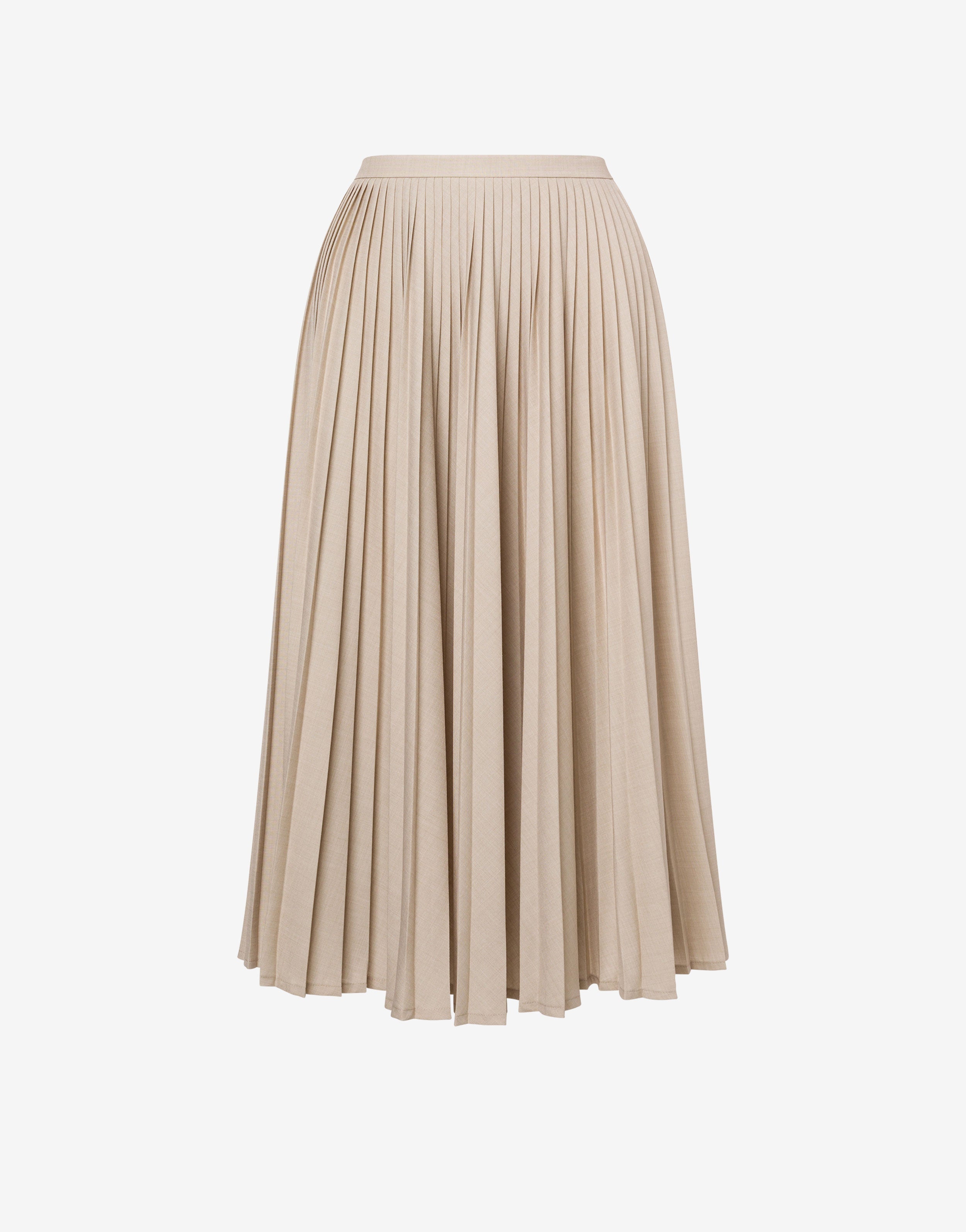 Gonna plissettata in fresco lana、mySite、aoinhome