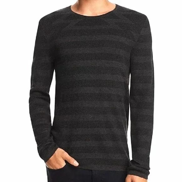 Hugo Boss Sluis Cotton Silk Cashmere Striped Crewneck Sweater *、mySite、g9winljtr