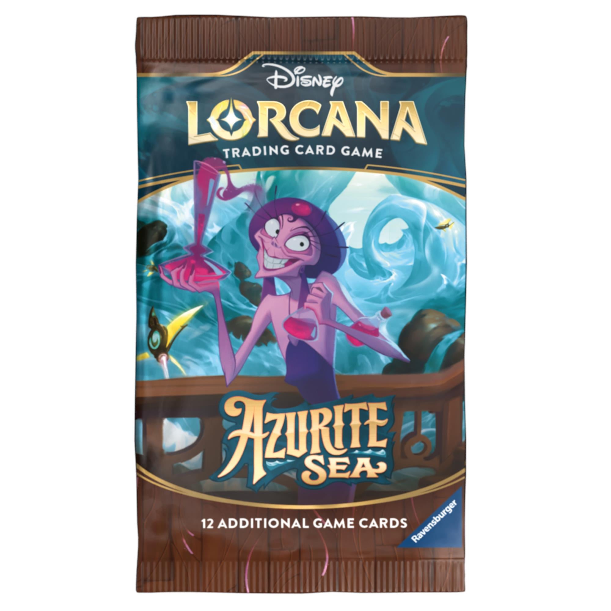 Disney Lorcana Trading Card Game - Azurite Sea Booster Pack、mySite、camillekostekn