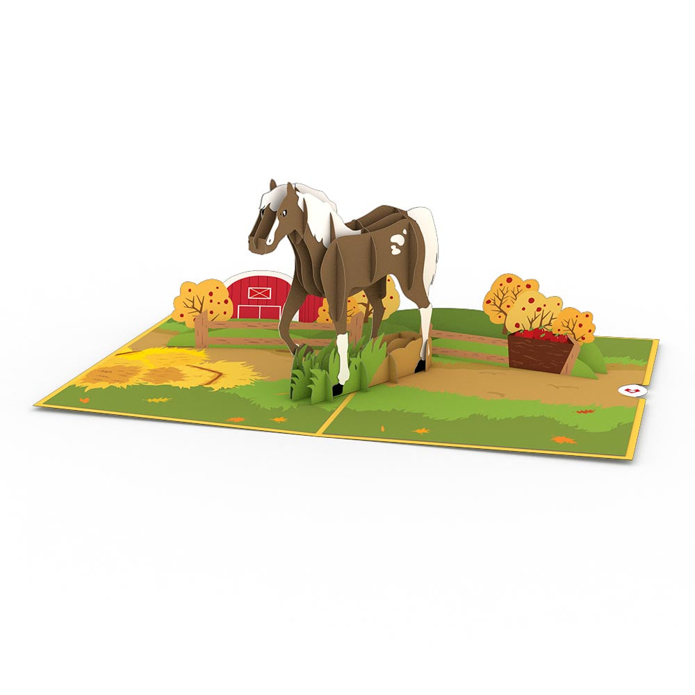 Horse Pop-Up Card、mySite、solidvoid