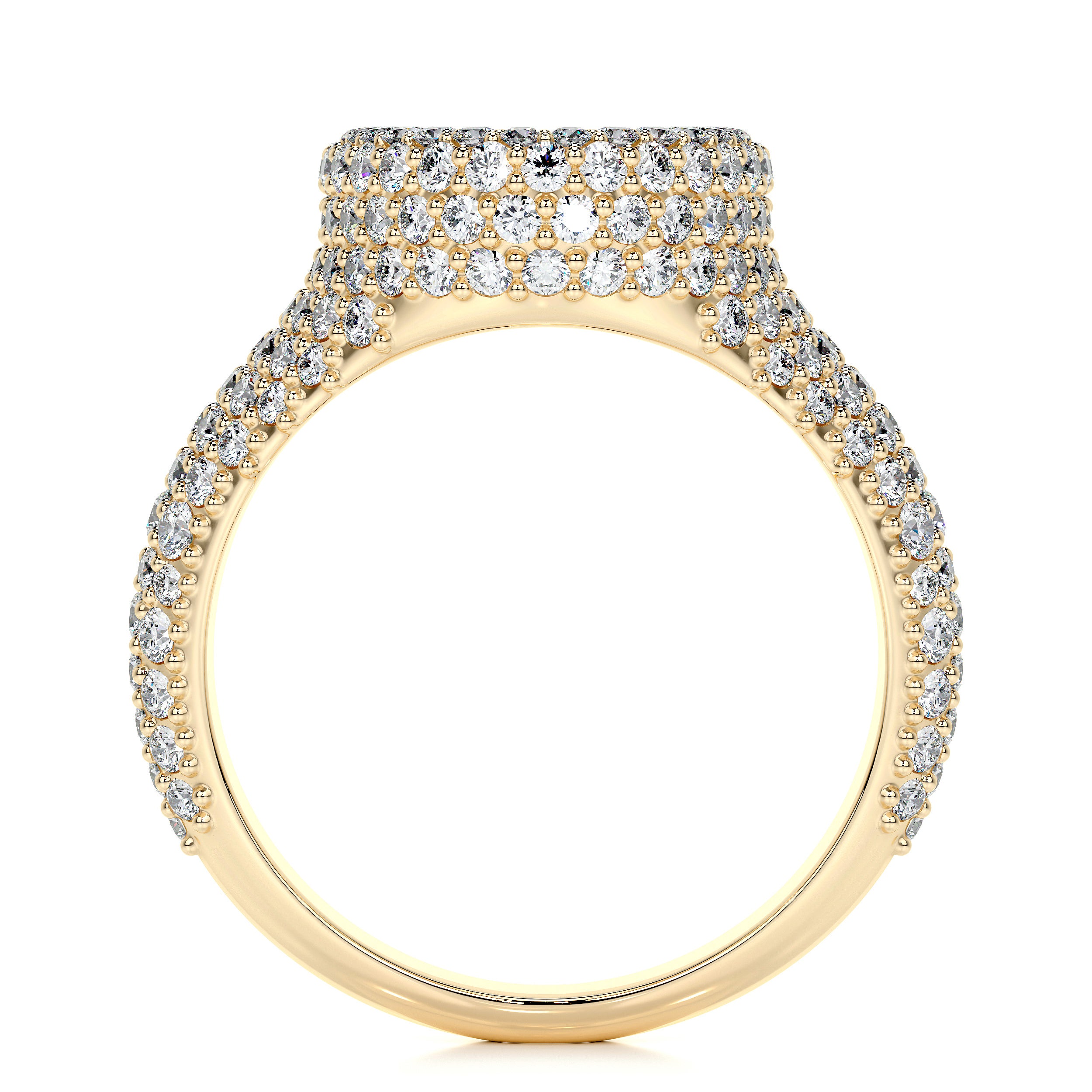 Angelina Lab Grown Diamond Wedding Ring (1.4 Carat) -18K Yellow Gold、mySite、hinf8tx79