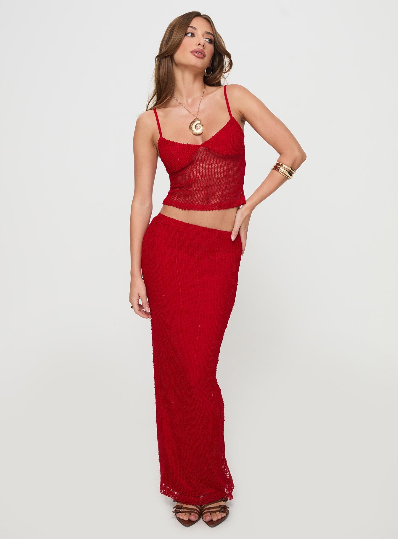 Aarti Maxi Set Red、mySite、solidvoid
