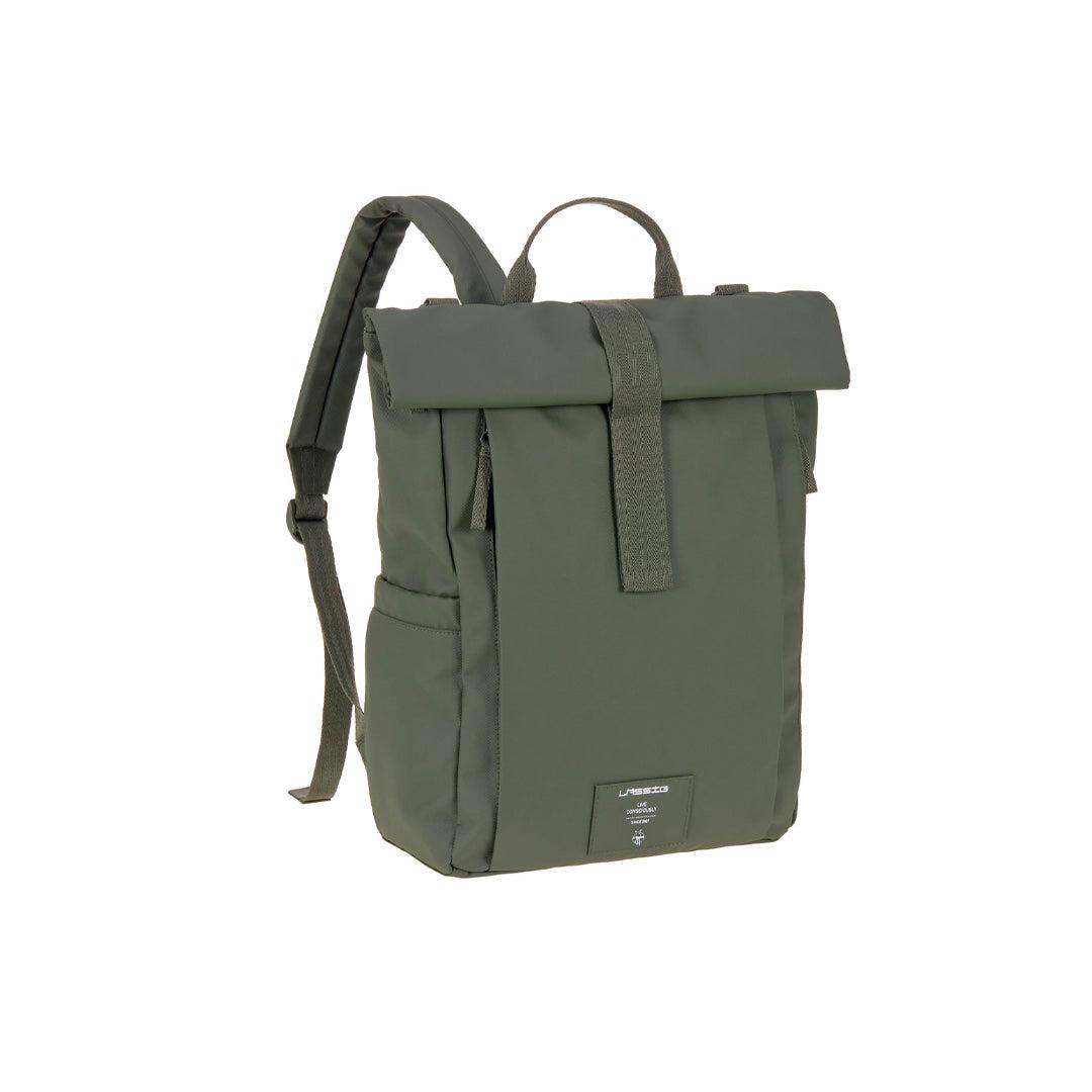  Lassig Rolltop Backpack - Olive、mySite、merchandisen