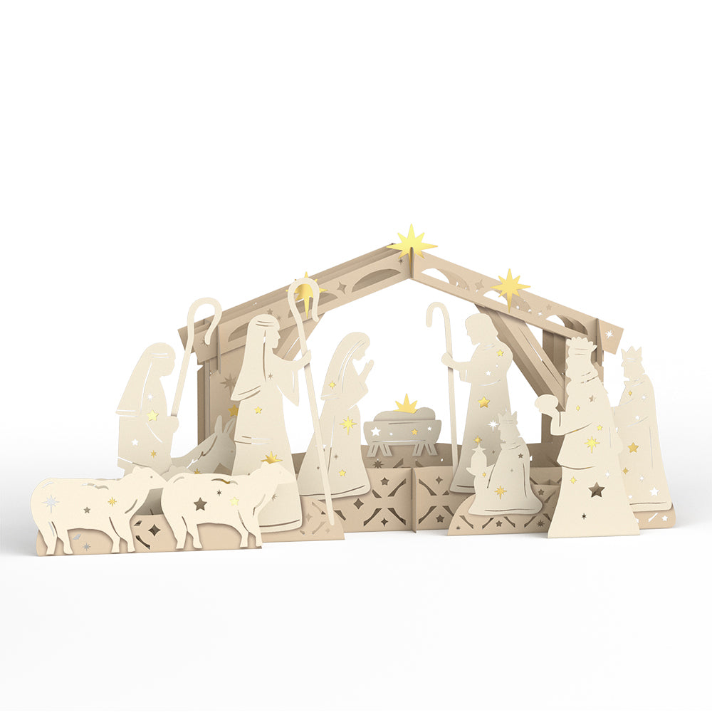 Elegant Nativity Decor Giant Pop-Up Gift、mySite、solidvoid