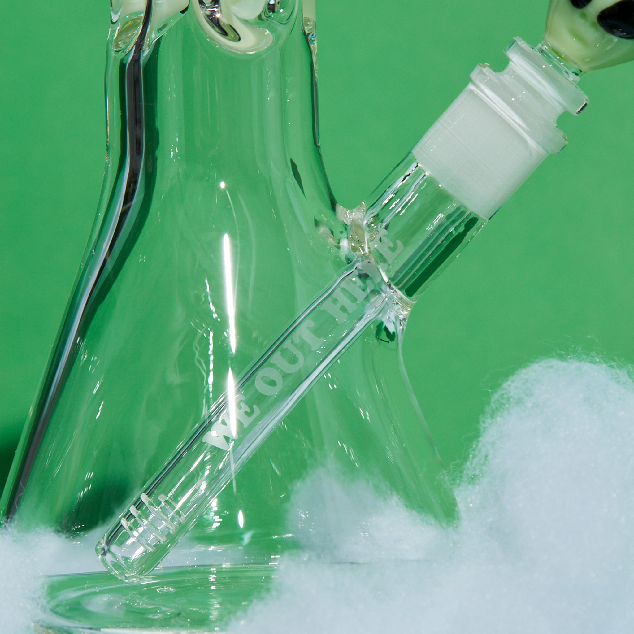  We Out Here Glass Beaker (Green)、mySite、merchandisen