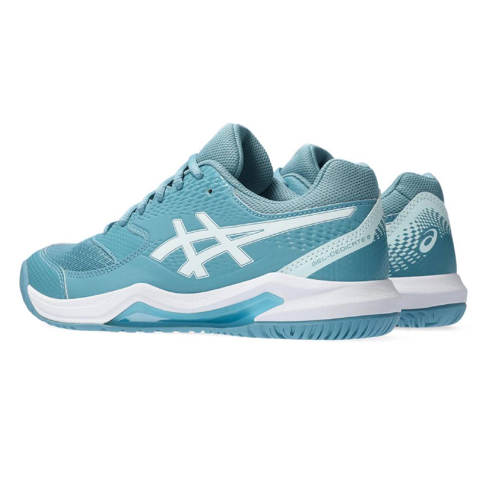 Asics Gel Dedicate 8 Wide Women's Tennis Shoe (Blue/White)、mySite、neckold
