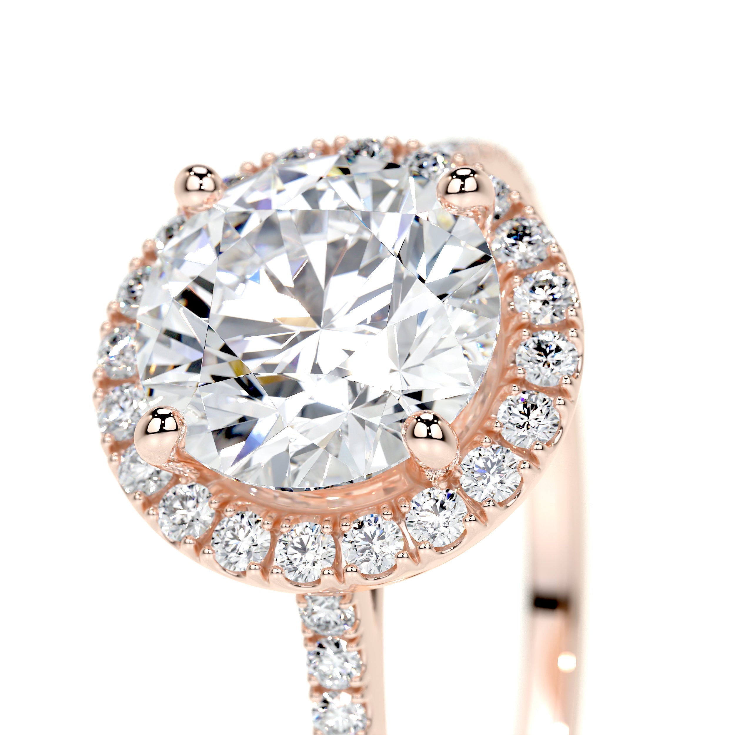 Layla Lab Grown Diamond Ring -14K Rose Gold、mySite、hinf8tx79
