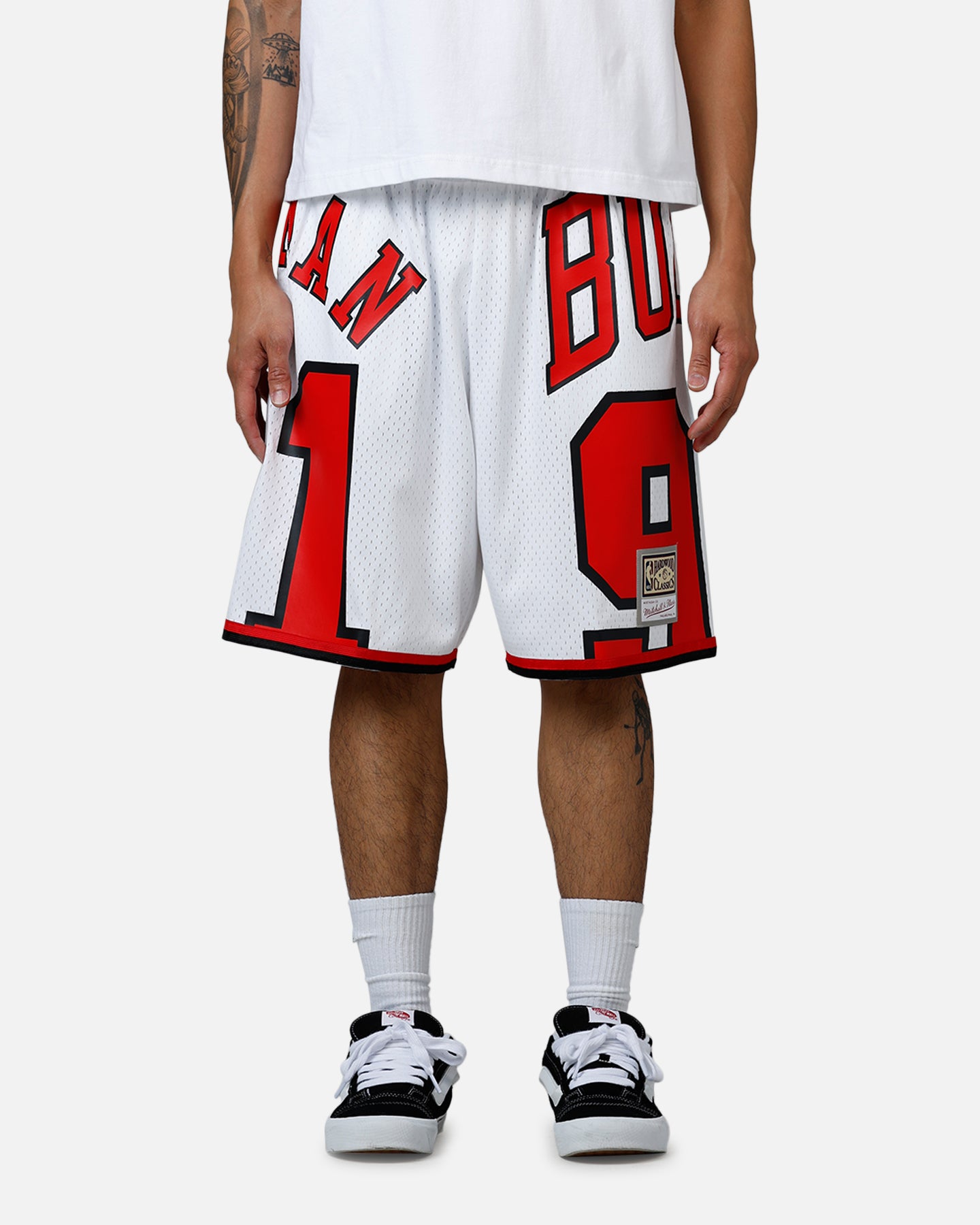 Mitchell & Ness Chicago Bulls Dennis Rodman Maxxed Out Shorts White/Red、mySite、zt4zffjzw
