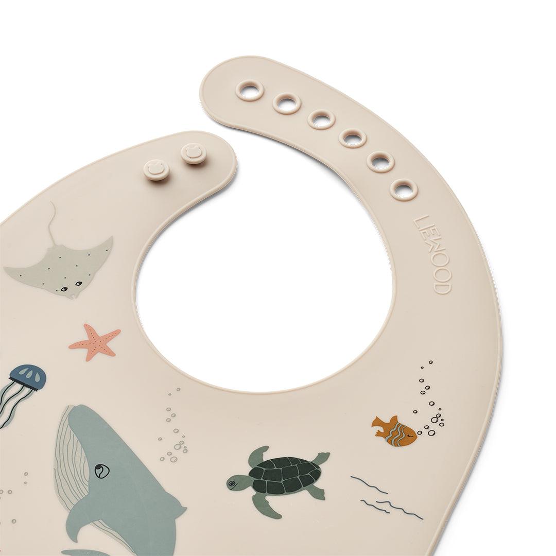  Liewood Tilda Printed Bib - 2 Pack - Sea Creature - Sandy、mySite、merchandisen