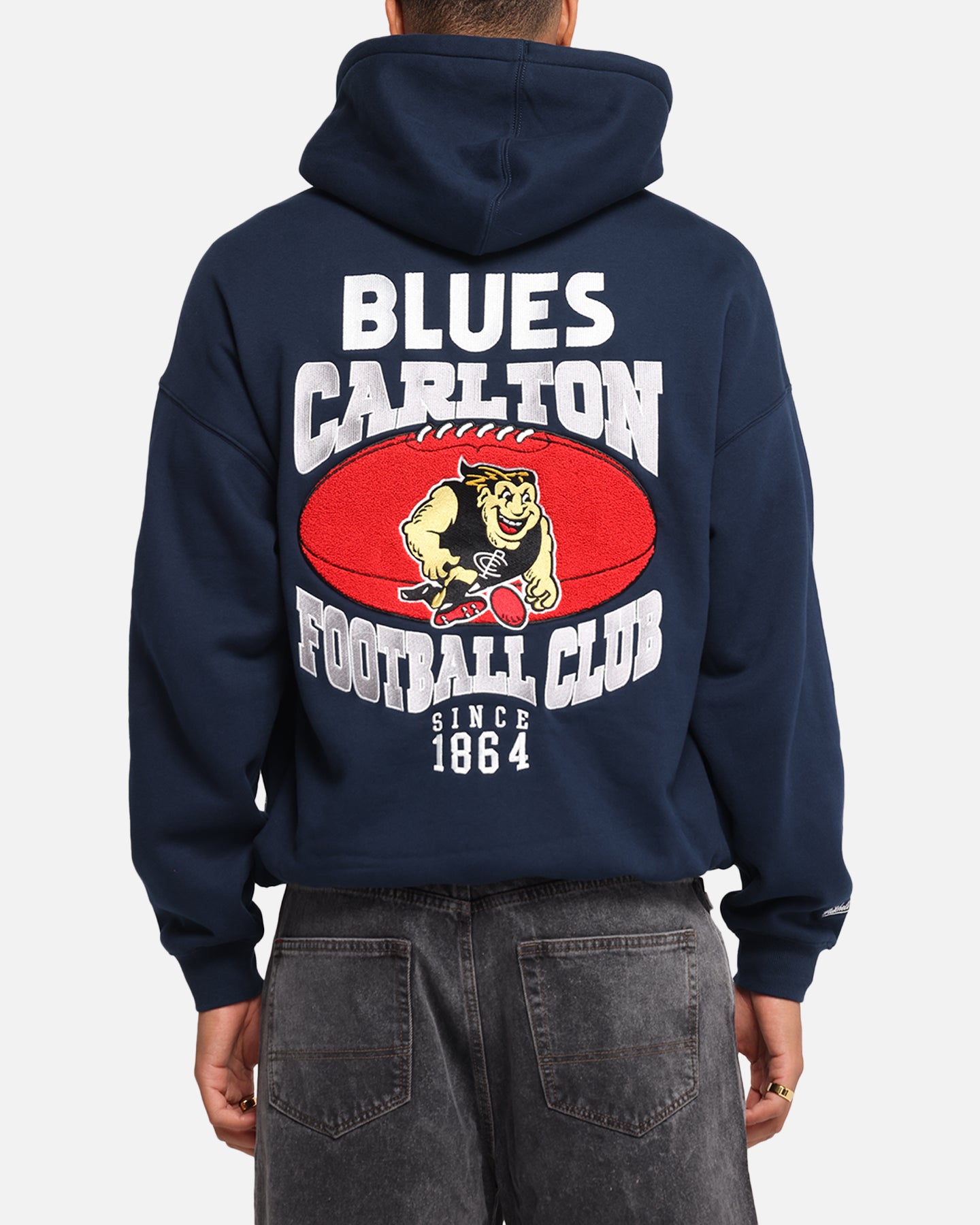 Mitchell & Ness Carlton Blues Team Hoodie Navy、mySite、zt4zffjzw