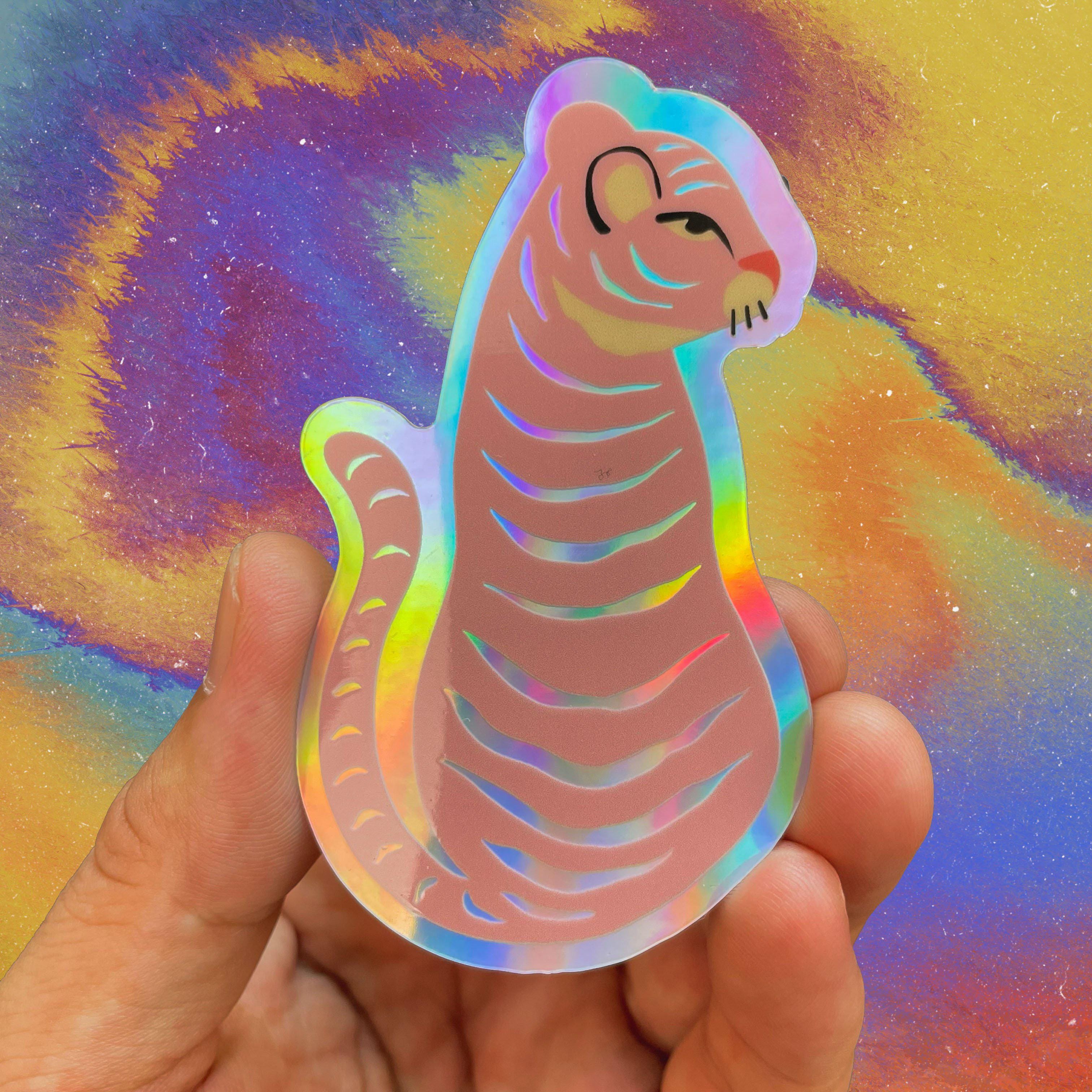  Tiger Holographic Sticker、mySite、elrpsem3k
