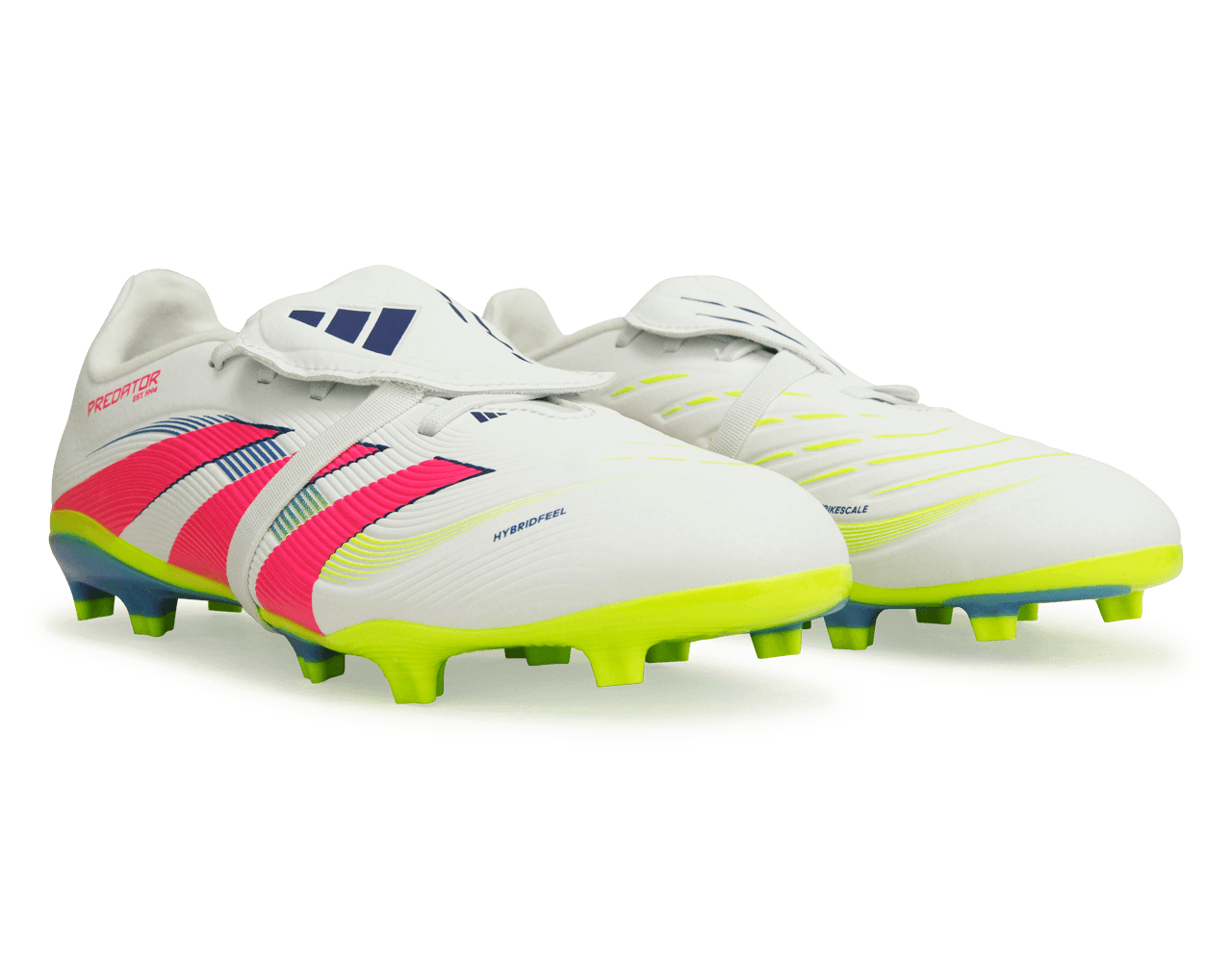 adidas Kids Predator League Foldover Tongue FG White/Pink/Lemon、mySite、noshort