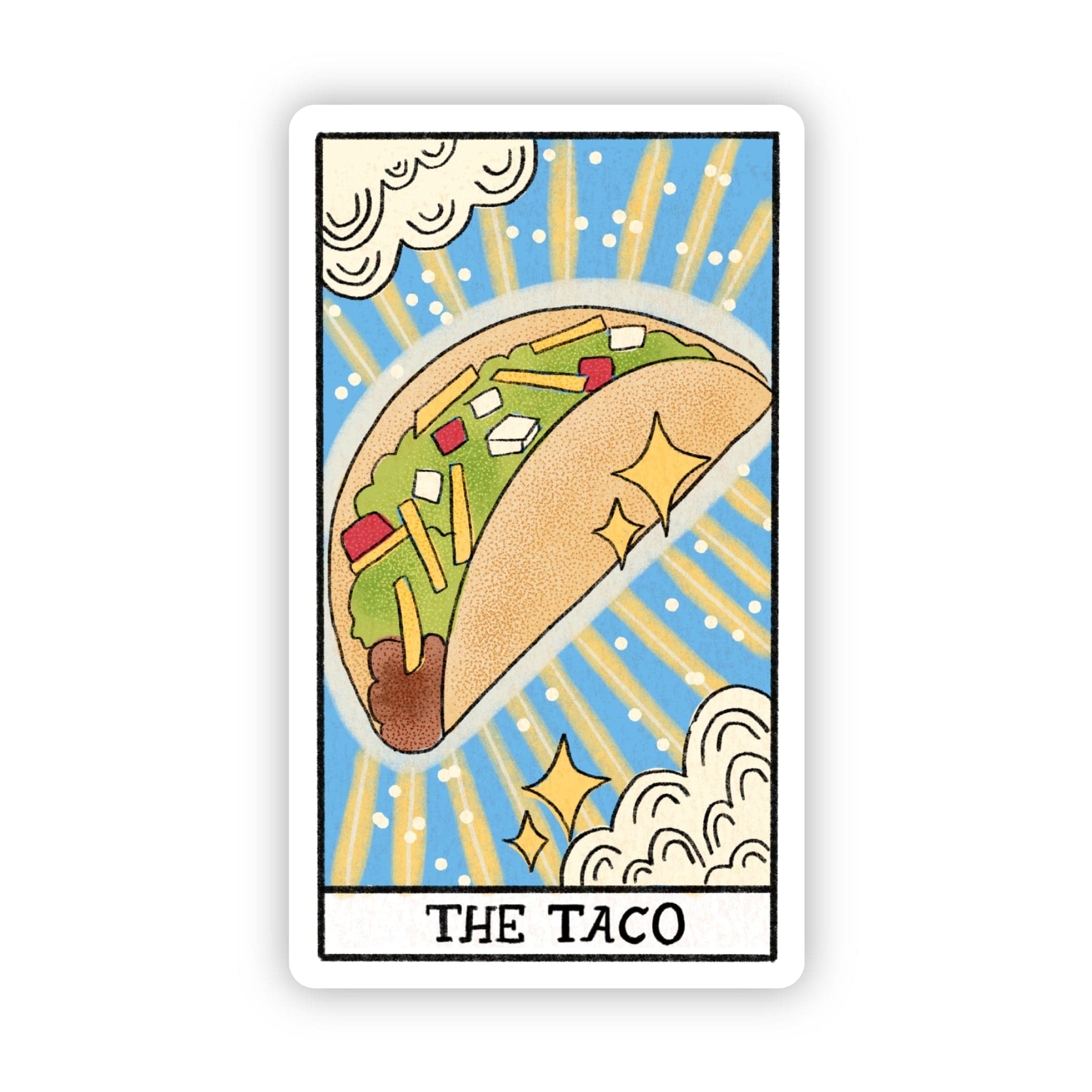  The Taco Tarot Card Sticker、mySite、elrpsem3k
