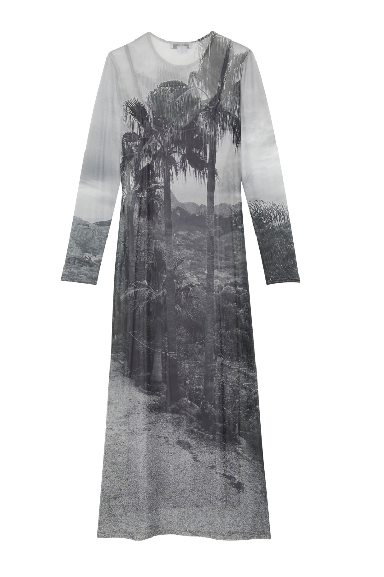 Mallorca Mesh Dress Petite、mySite、solidvoid