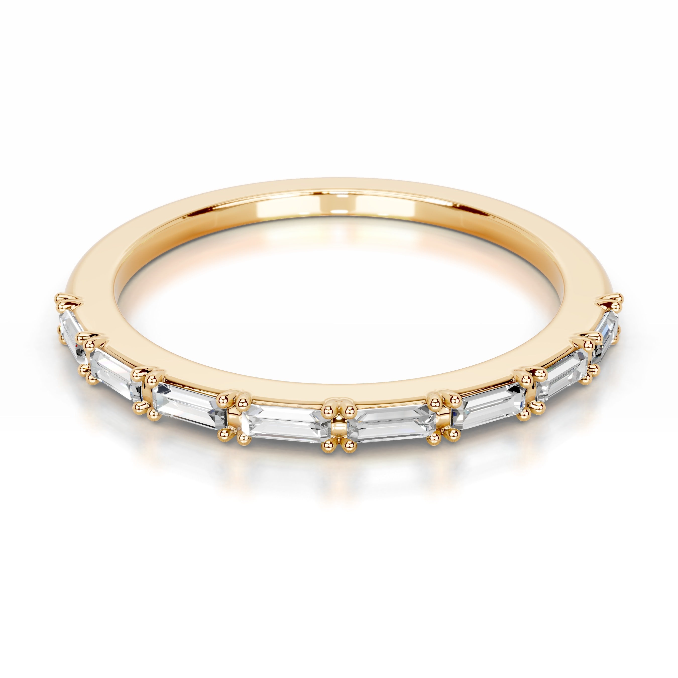 Irie Lab Grown Diamond Wedding band - 18K Yellow Gold、mySite、hinf8tx79