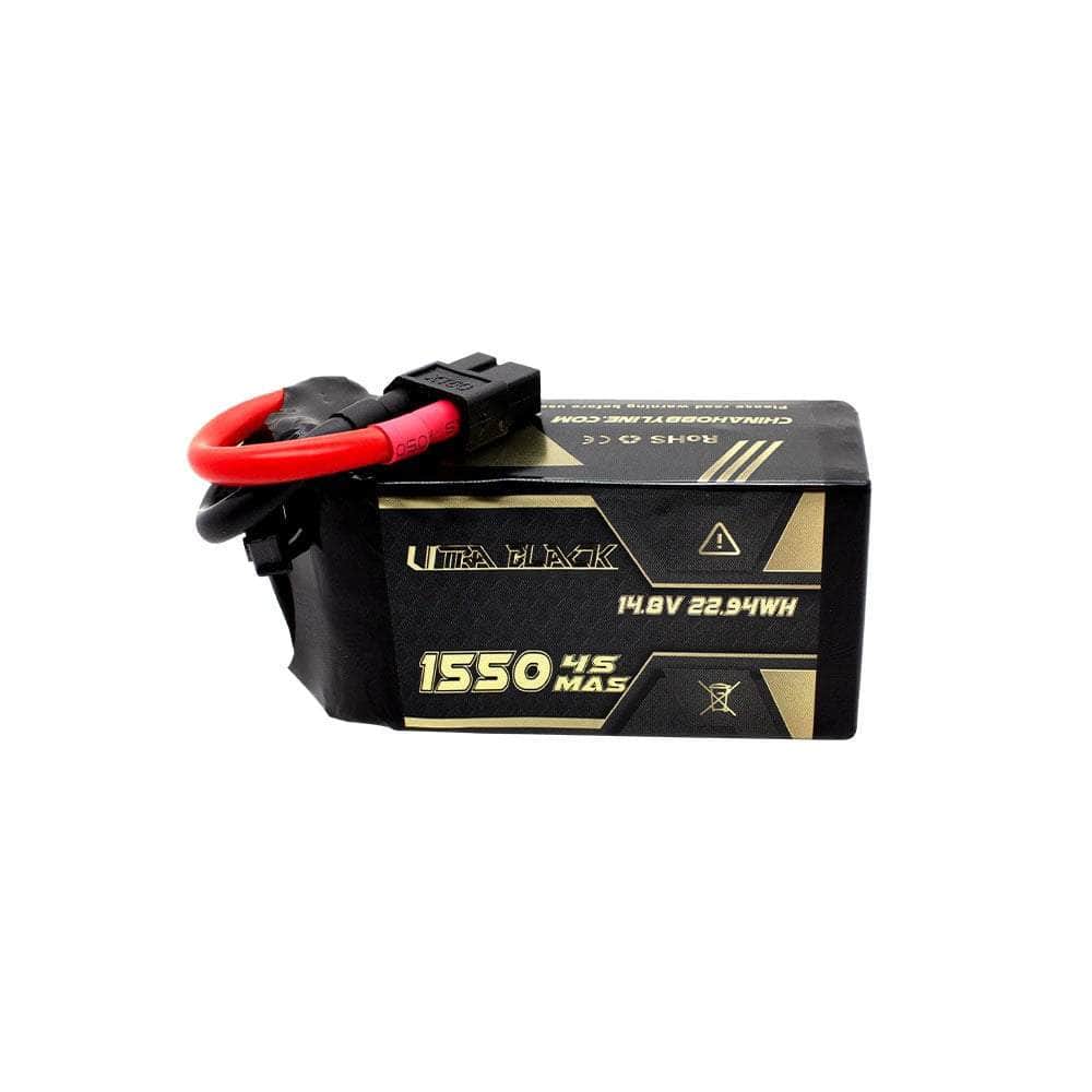  CNHL Ultra Black Series 14.8V 4S 1550mAh 150C LiPo Battery - XT60、mySite、merchandisen