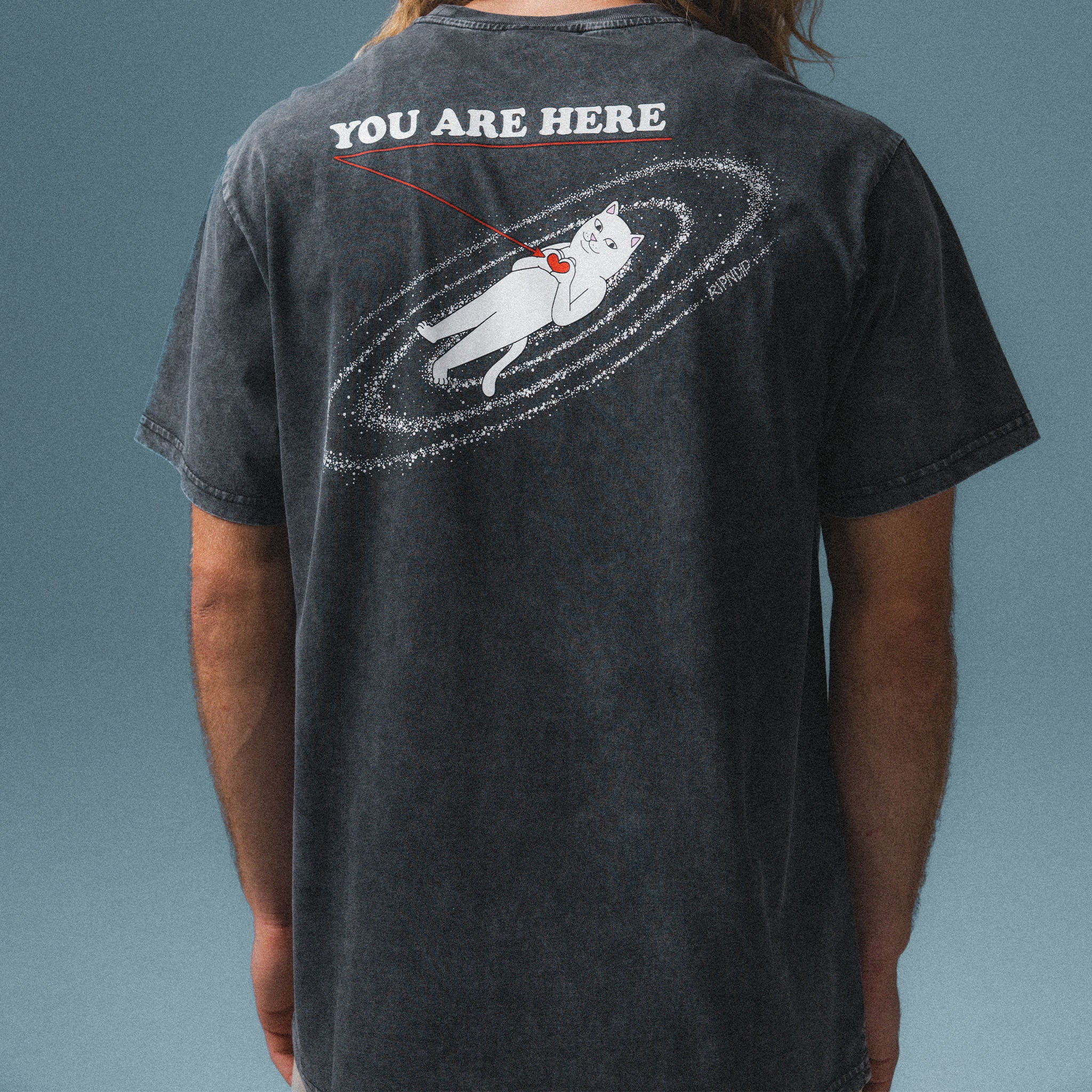  You Are Here Tee (Black Vintage Wash)、mySite、merchandisen