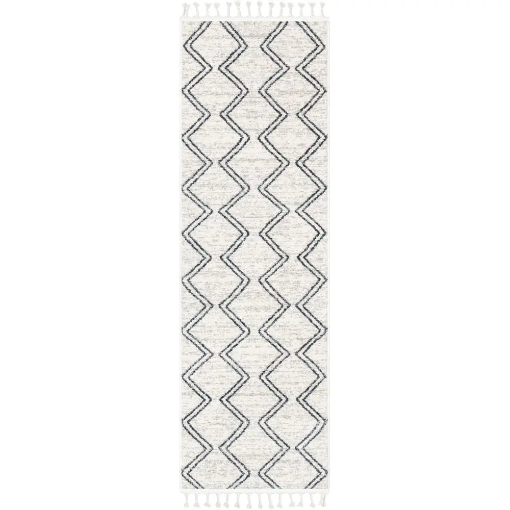 Reeve Modern Chevron Zig-Zag Grey Ivory Kids Rug、mySite、gigharbornorthrealestate