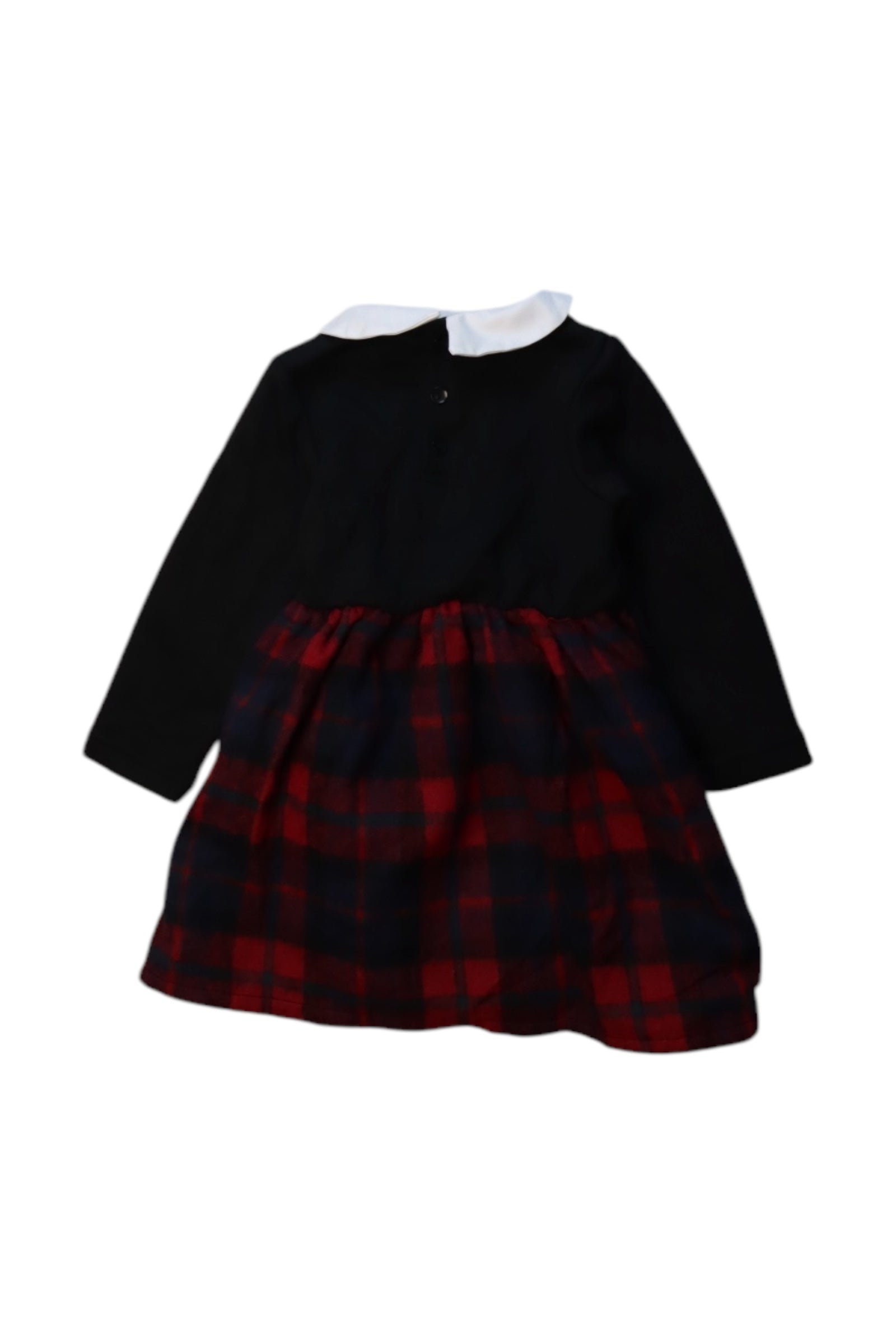 Petit Main Peter Pan Collar Plaid Skirt Set 2T、mySite、g9winljtr